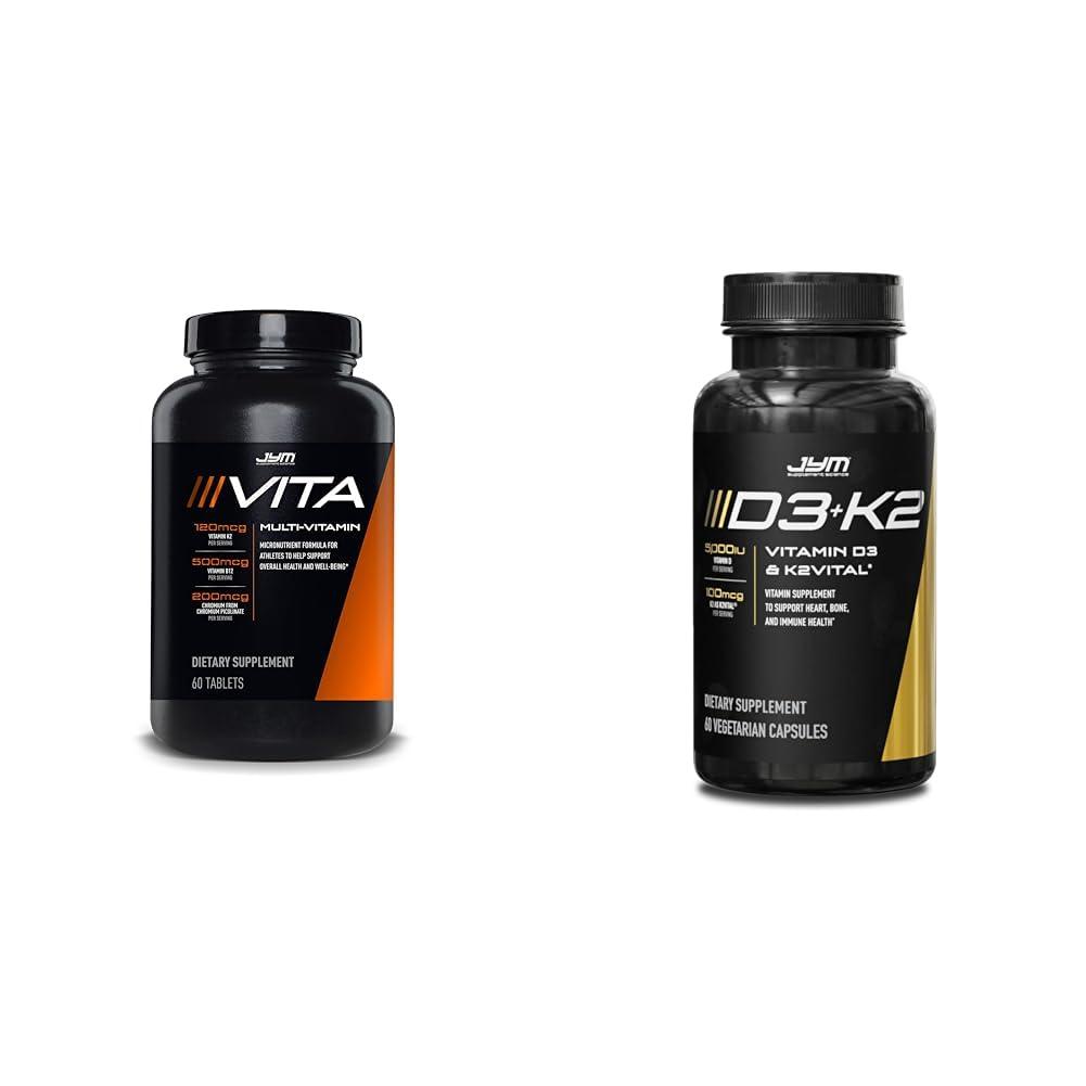 JYM Supplement Science JYM Supplement Science Vita JYM Multivitamin, D3 & K2 Bone and Cardiovascular Support 60 Tablets