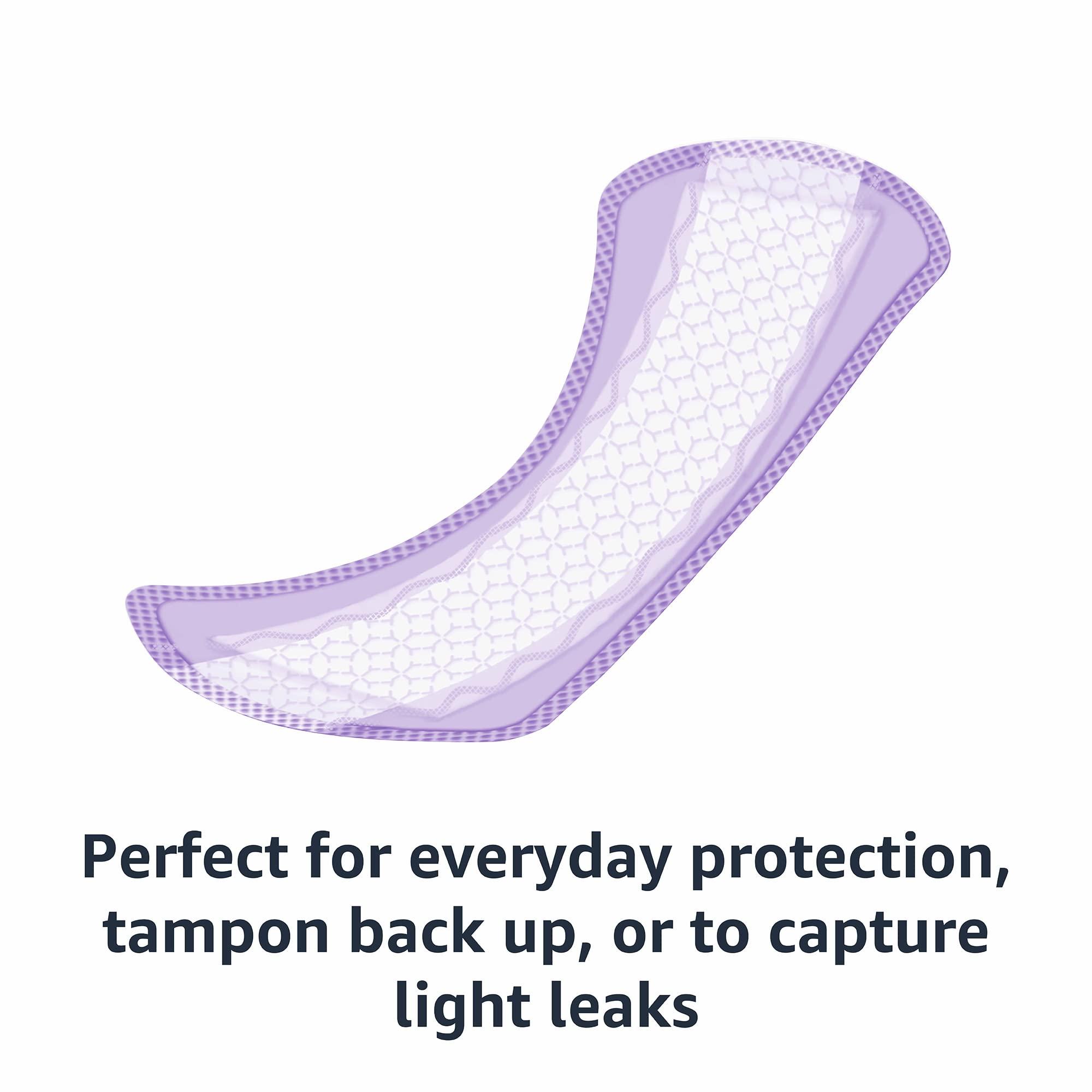 Amazon Basics Amazon Basics Daily Pantiliner, Regular Length, Unscented, 50 Count, 1 Pack (Previously Solimo)