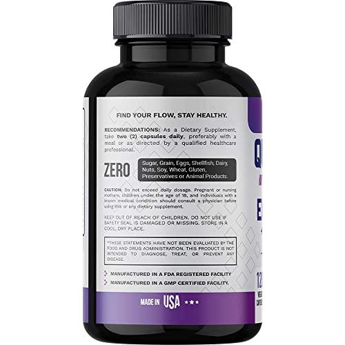 gflow vitamins Quercetin with Vitamin C and Zinc - Quercetin 500mg - Quercetin with Bromelain - Zinc Quercetin - 120 Veggie Caps - Elderberry with zinc and Vitamin c for Adults (Non-GMO, Vegan) 2 Months Supply
