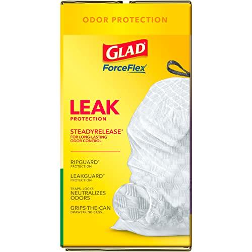 Glad Glad ForceFlex Tall Kitchen Trash Bags, 13 Gal, Gain Lavender, 110 Ct, Pack May Vary