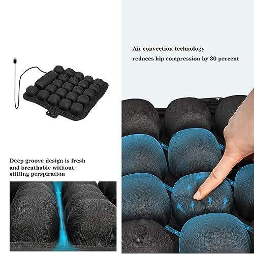 YUNYEUNG YUNYEUNG Electric Inflatable Wheelchair Cushions for Pressure reliefUlcer & Pressure Sore Prevention - Pain Relief Cushion for Extended Sitting Air Seat Cushions