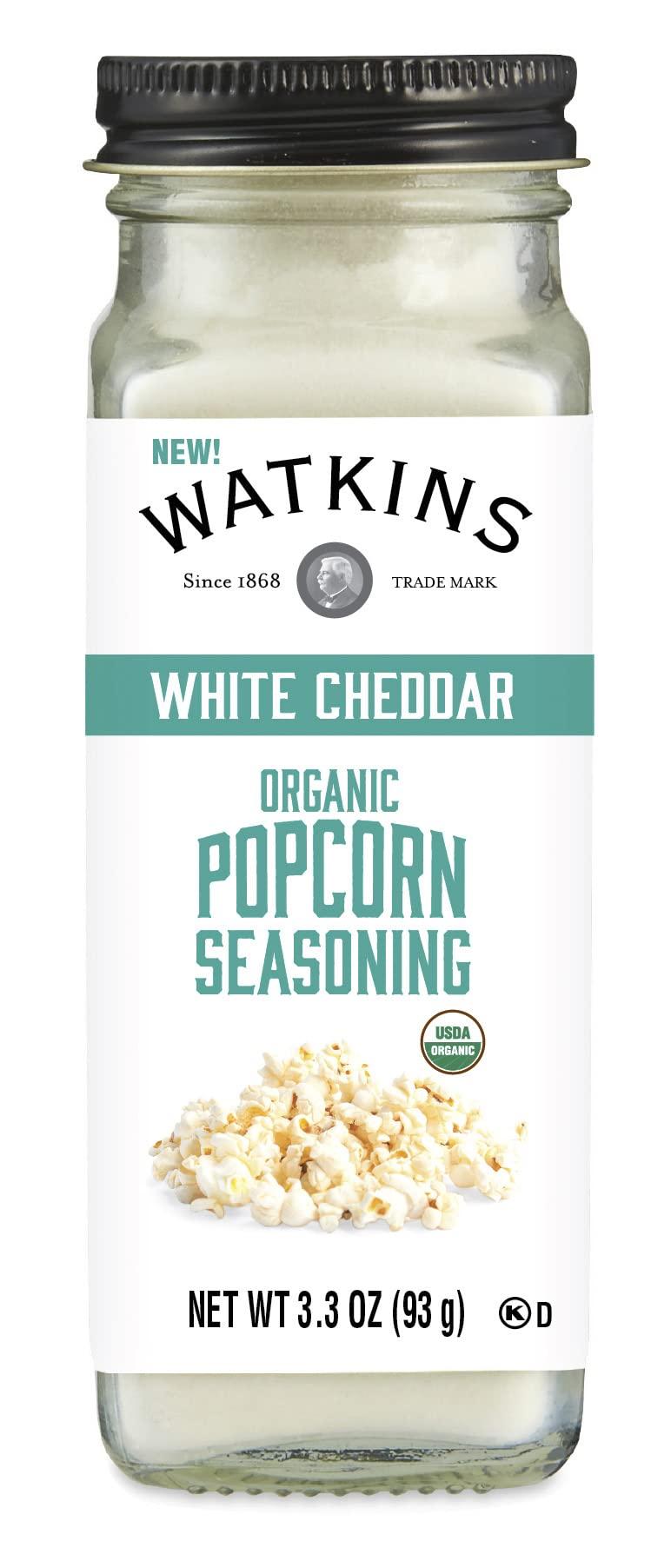 Watkins Watkins Gourmet Organic White Cheddar Popcorn Seasoning, 3.3 oz