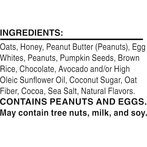 RXBAR RXBAR Nut Butter and Oat Protein Bars, Protein Snacks, Snack Bars, Dark Chocolate Peanut Butter, 9.7oz Box (5 Bars)