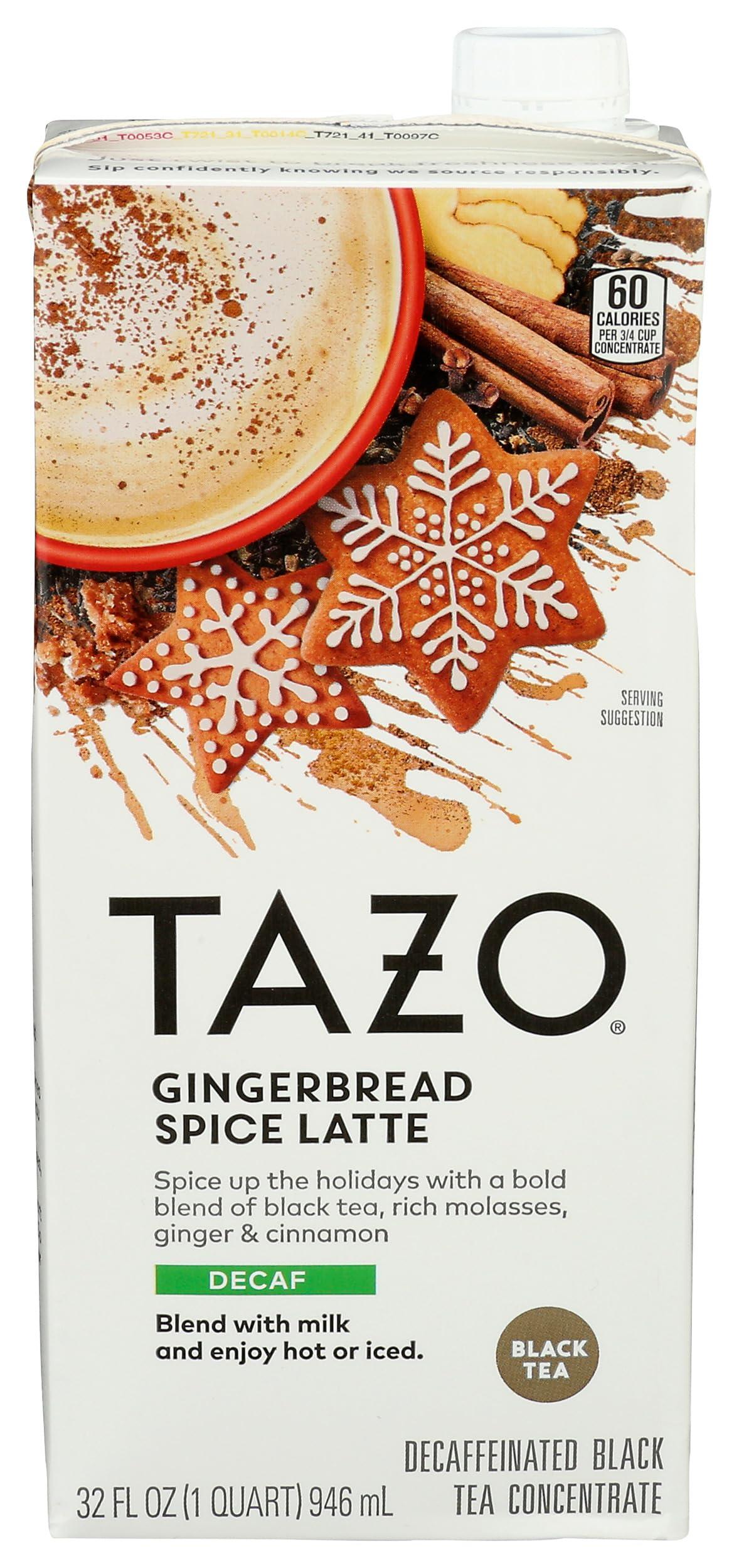 TAZO TAZO Toasted Gingerbread Latte Concentrate 6 32z [Seasonal]