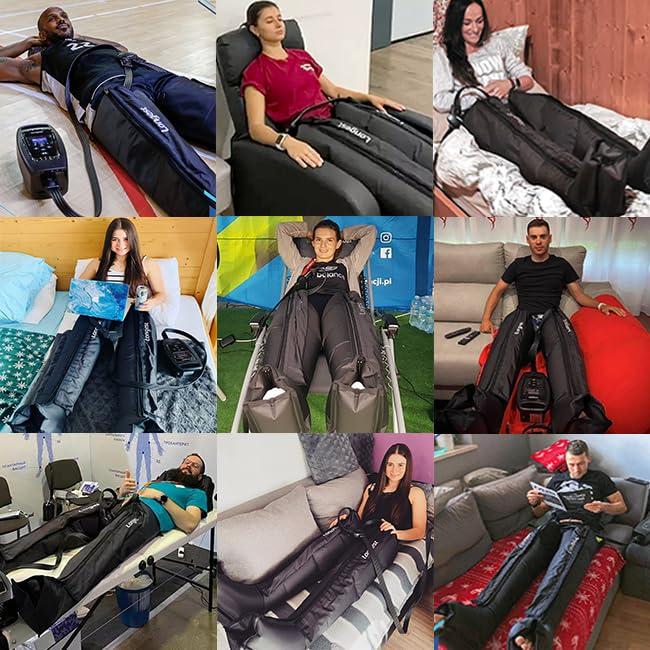 LONGEST LONGEST Lymphedema Pumps Legs Air Compression Recovery Boots Leg Recovery Compression System Machine for Swelling, Circulation & Pain Medium