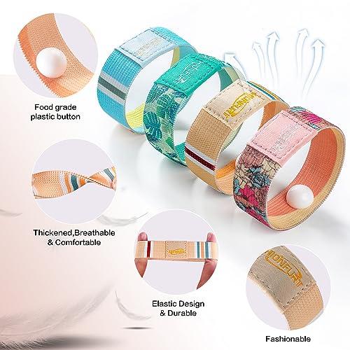 Hionfurt Hionfurt Nausea Relief Motion Sickness Bands, Sea Sickness Wristbands Motion Sickness (Cruise,Plane) Morning Sickness Anti Nausea Relief Wristband Bracelets for Pregnant Women and Adult Kids(2 Pairs)