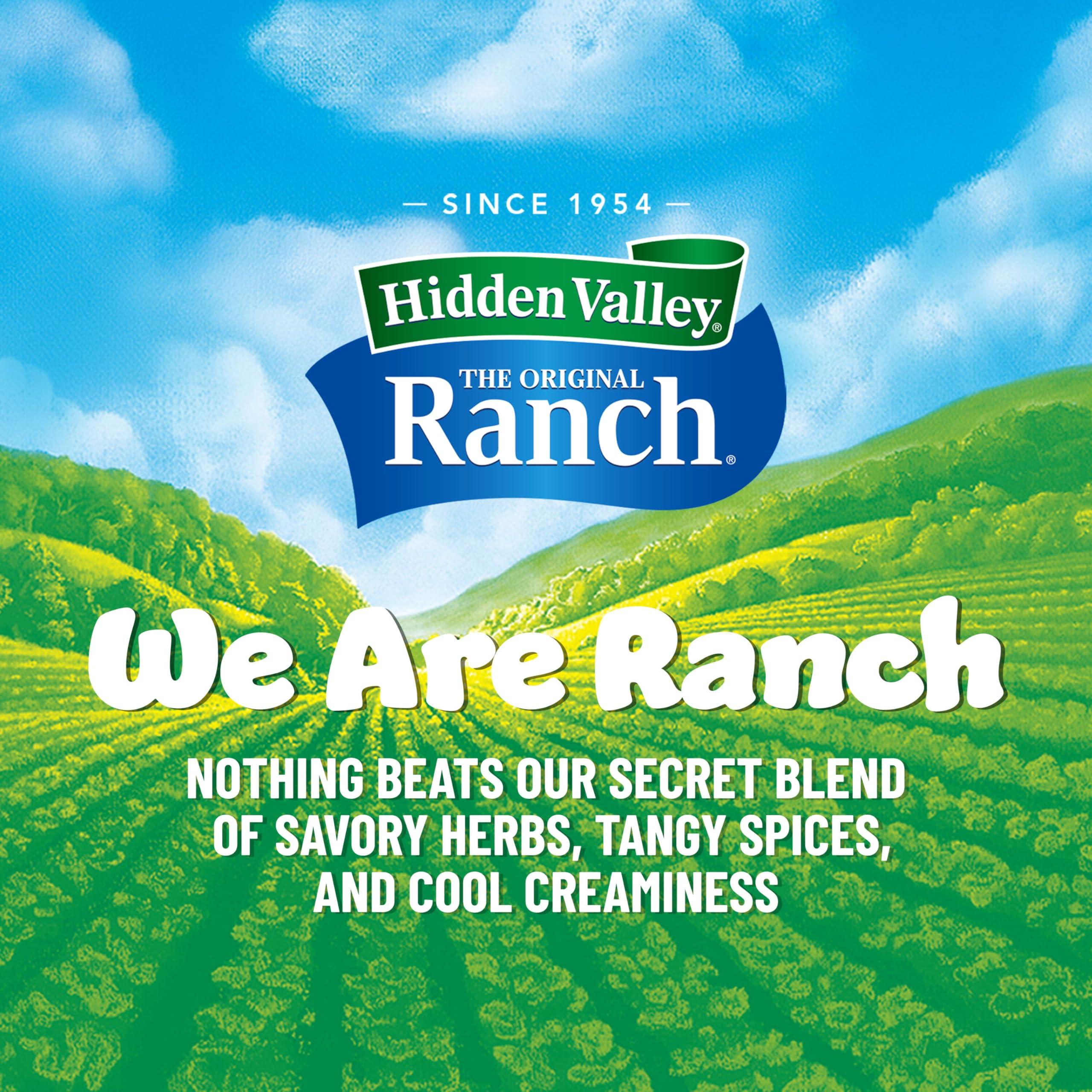 Hidden Valley Hidden Valley Garlic Ranch Condiment and Dressing, 20 Fluid Ounce Bottle (Package May Vary)