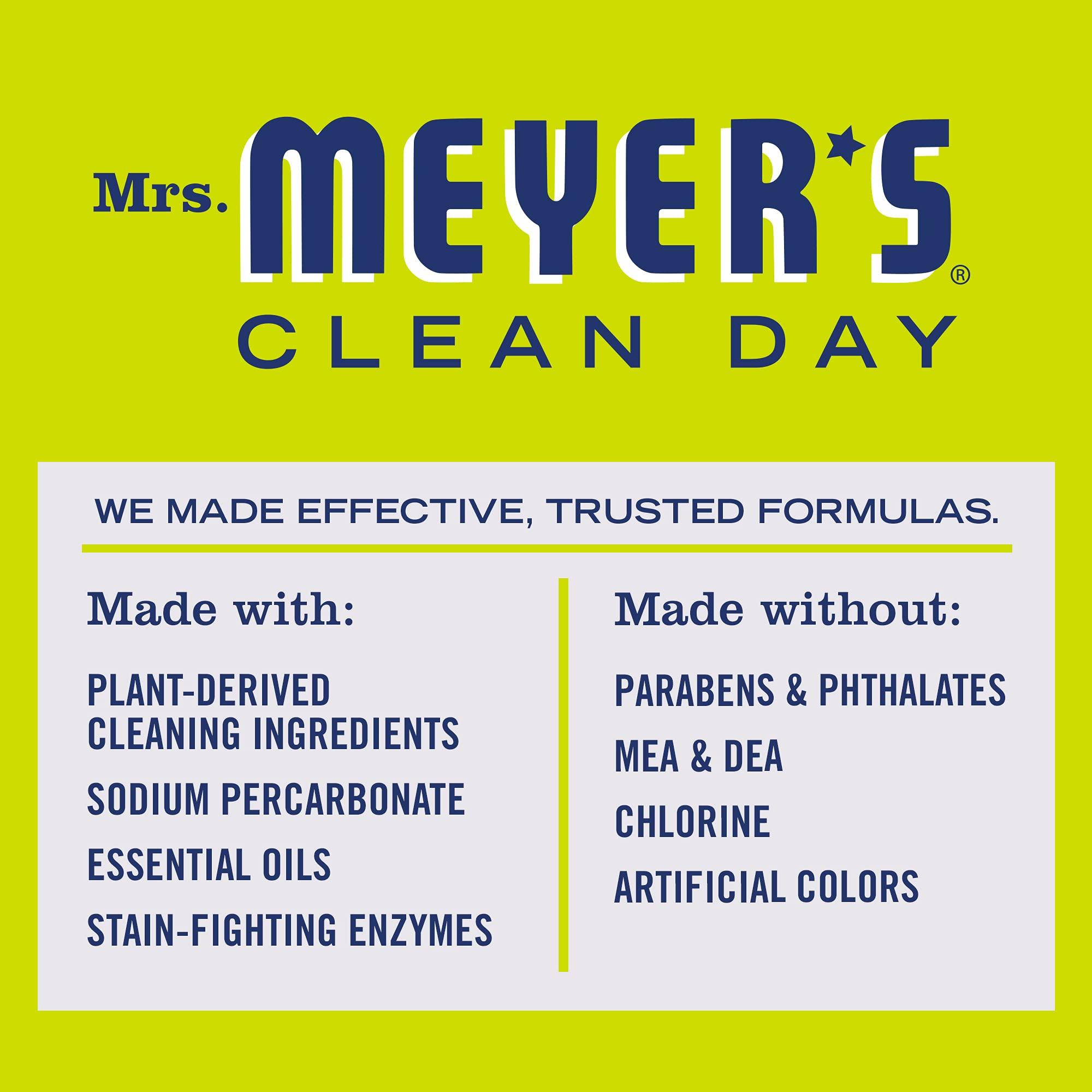 MRS. MEYER'S CLEAN DAY MRS. MEYER\'S CLEAN DAY Laundry Detergent Pods, Biodegradable Formula, Ready to Use Laundry Pacs, Lemon Verbena, 45 Count