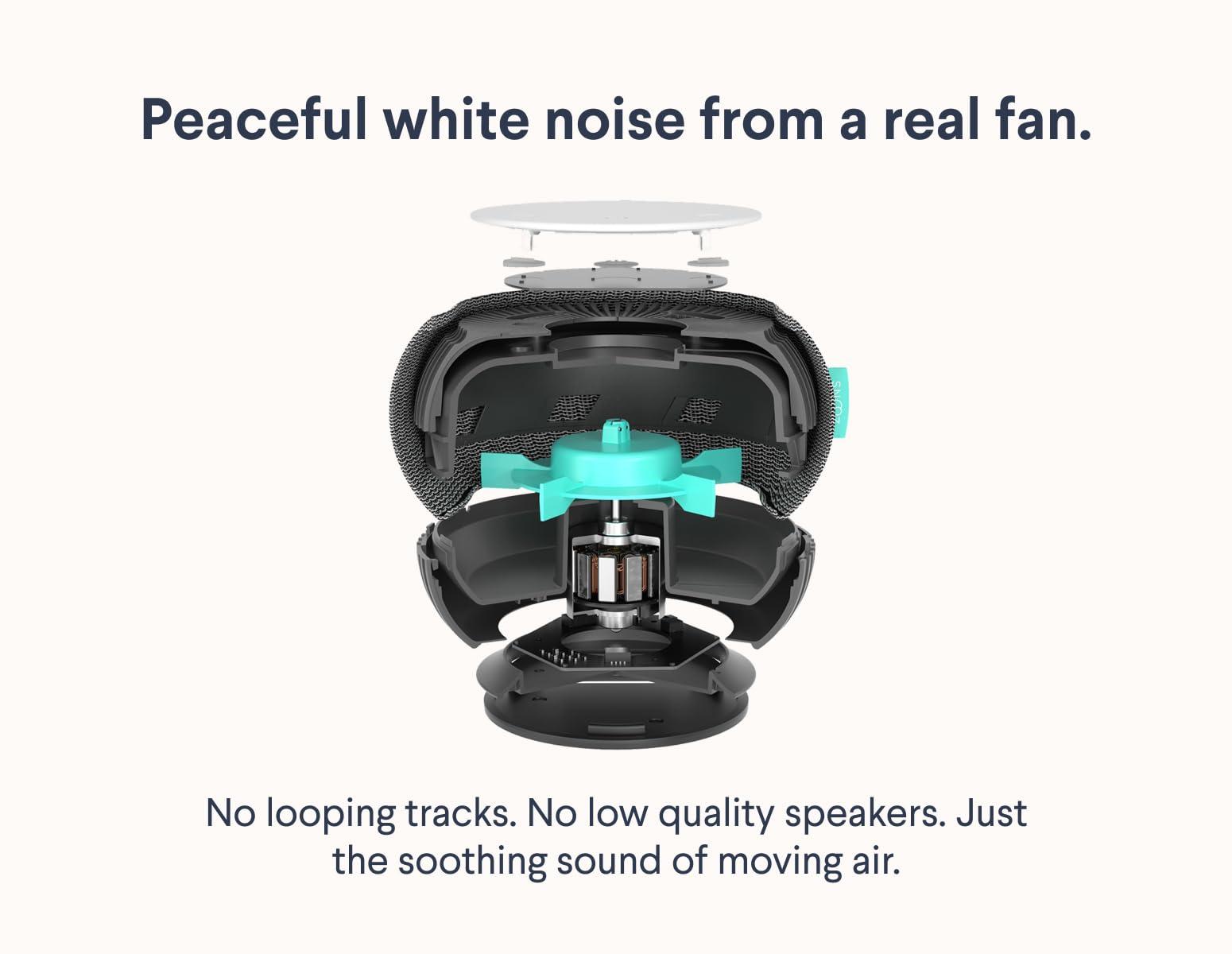 SNOOZ SNOOZ Original White Noise Sound Machine, SNOOZ Go Portable Noise Machine, and Travel Case Bundle