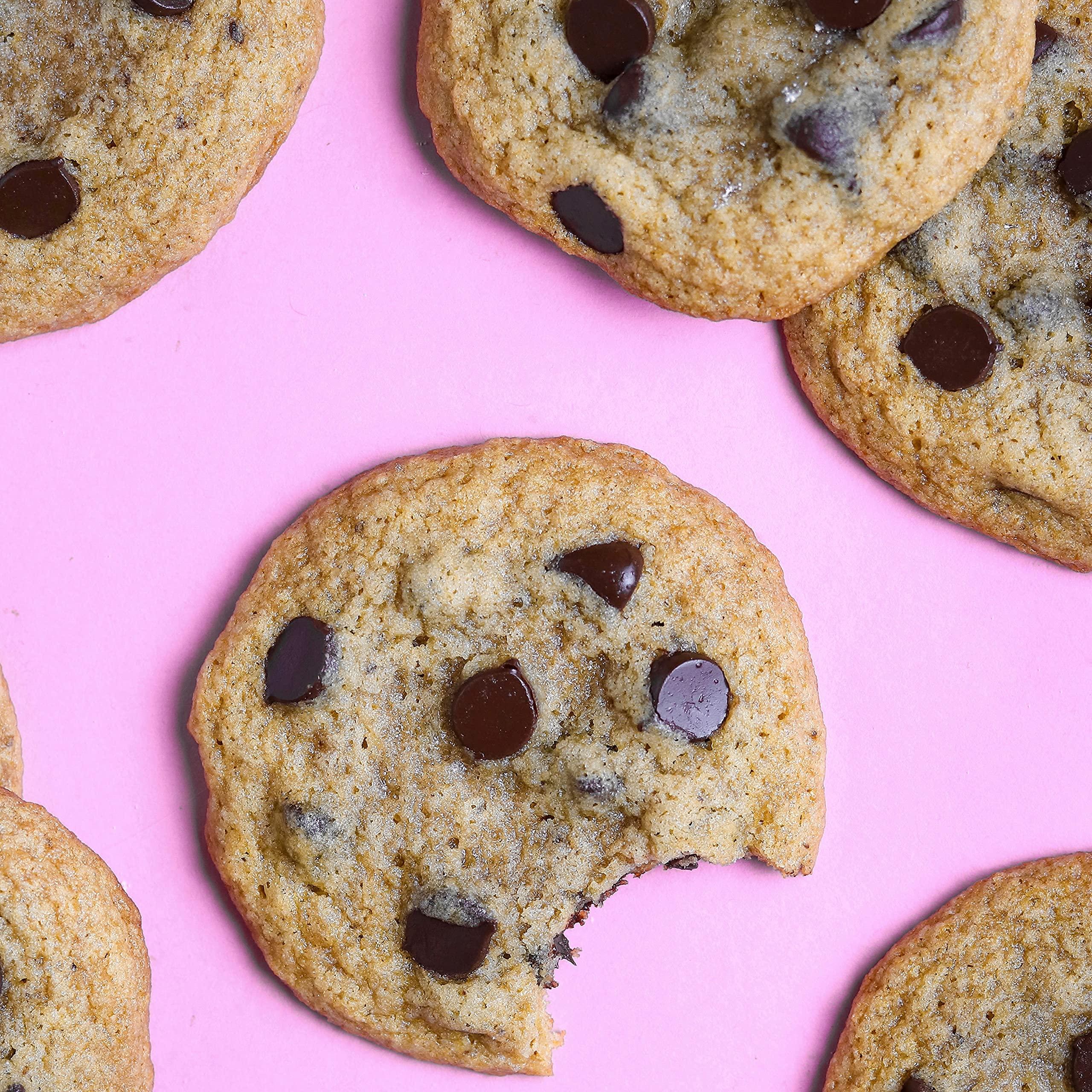 Miss Jones Baking Miss Jones Baking Gluten-Free Chocolate Chip Cookie Mix - More Chocolate Chips, 50% Lower Sugar, Naturally Sweetened Desserts & Treats, 13 Ounce (Pack of 1)