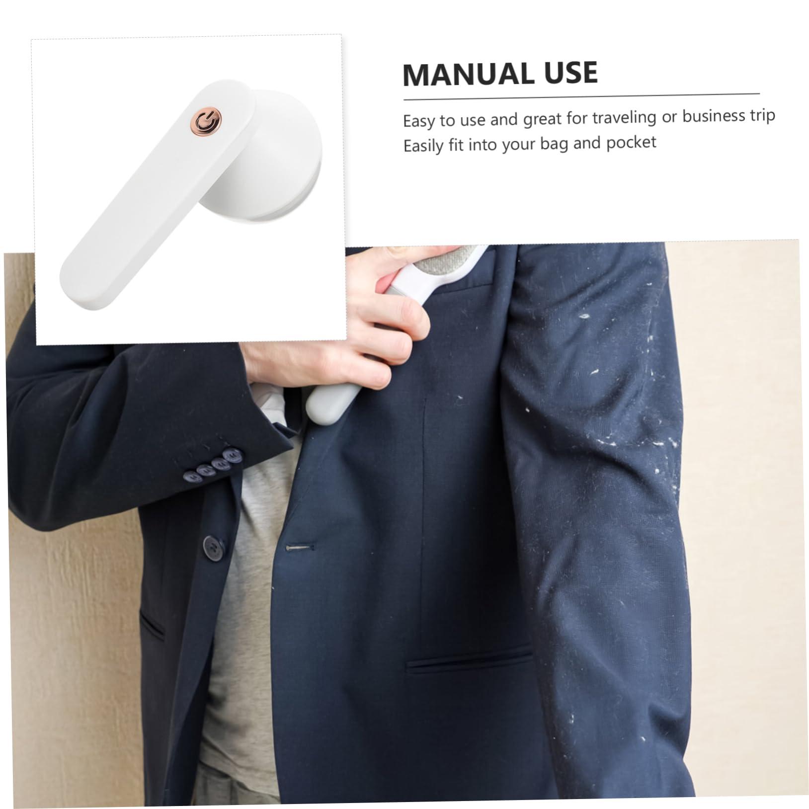 KOMBIUDA KOMBIUDA Carpet Lint Scraper Carpet Shaver Fuzz Remover Fabric Shaver Sweater Shaver Portable Lint Remover Fuzz Shaver Sofa Lint Brush Home Tools White Metal Electric