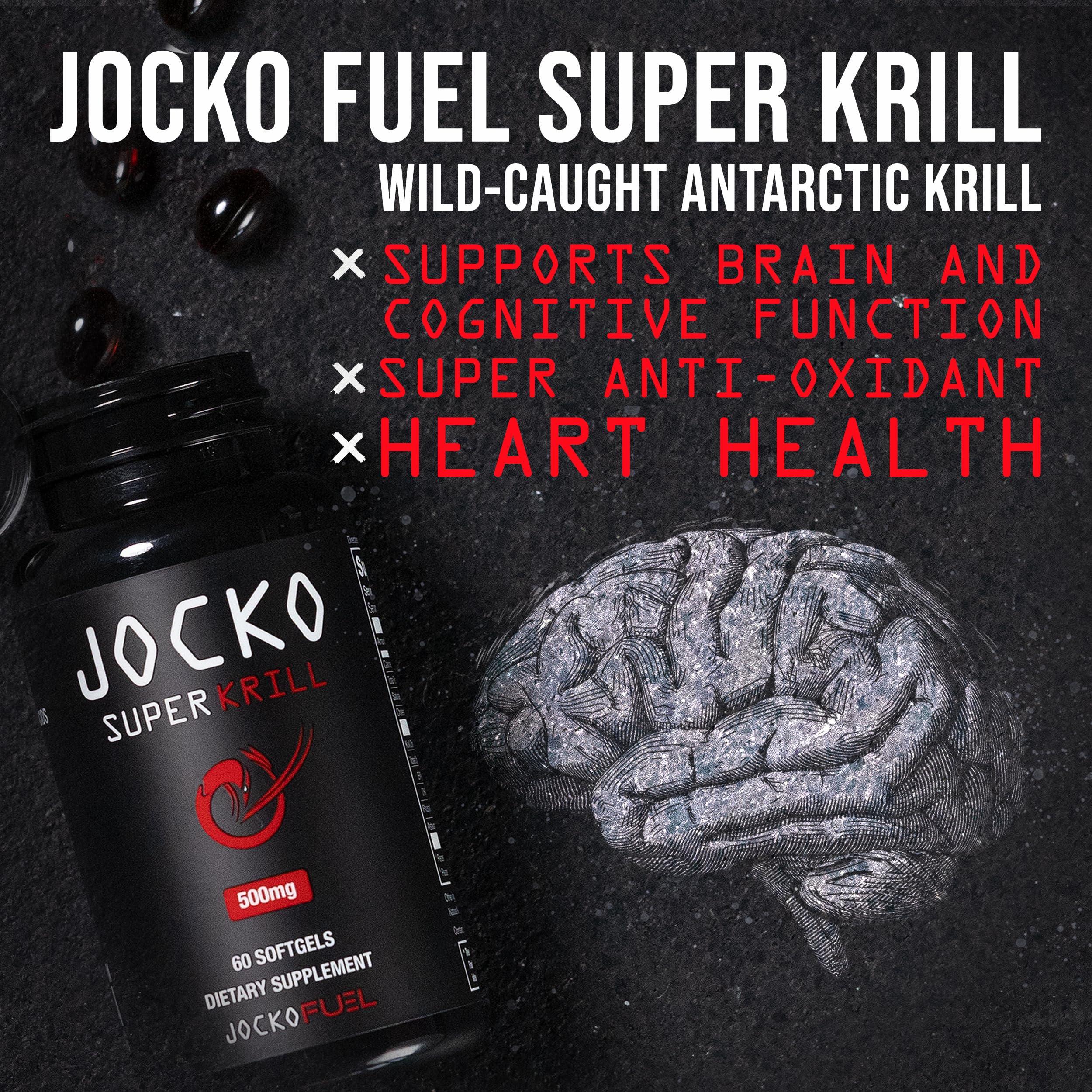 Jocko Fuel Jocko Fuel Cold War and Omega 3 Krill Oil Supplement Bundle