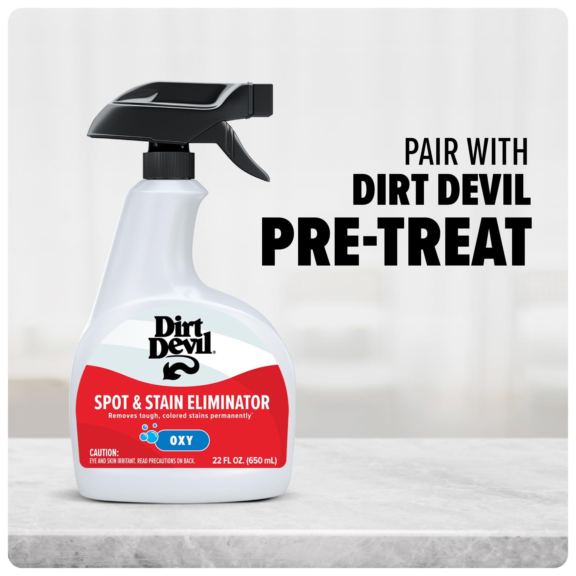Dirt Devil Dirt Devil Pet Portable Spot Cleaner Solution, 32 oz., Fresh Blossom Scent, Upholstery and Carpet Shampoo Solution, Eliminates Pet Messes and Odors, Pair with Dirt Devil Portable Spot Cleaners
