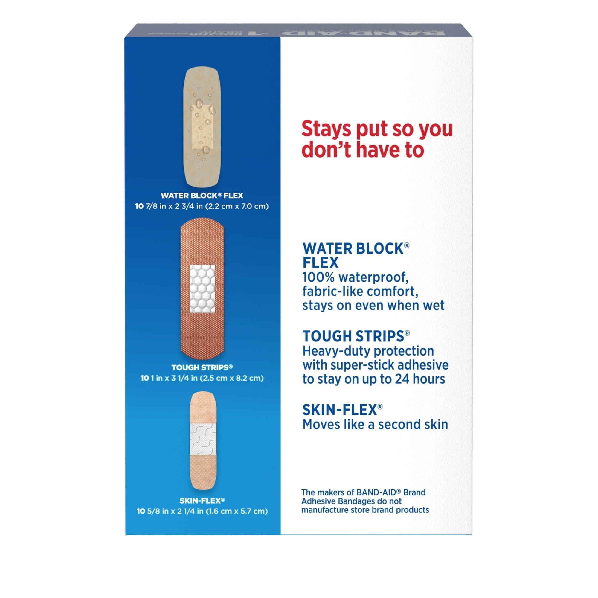 Band-Aid Band-Aid Brand Adhesive Bandages Variety Pack, Assorted Sizes, 30 ct
