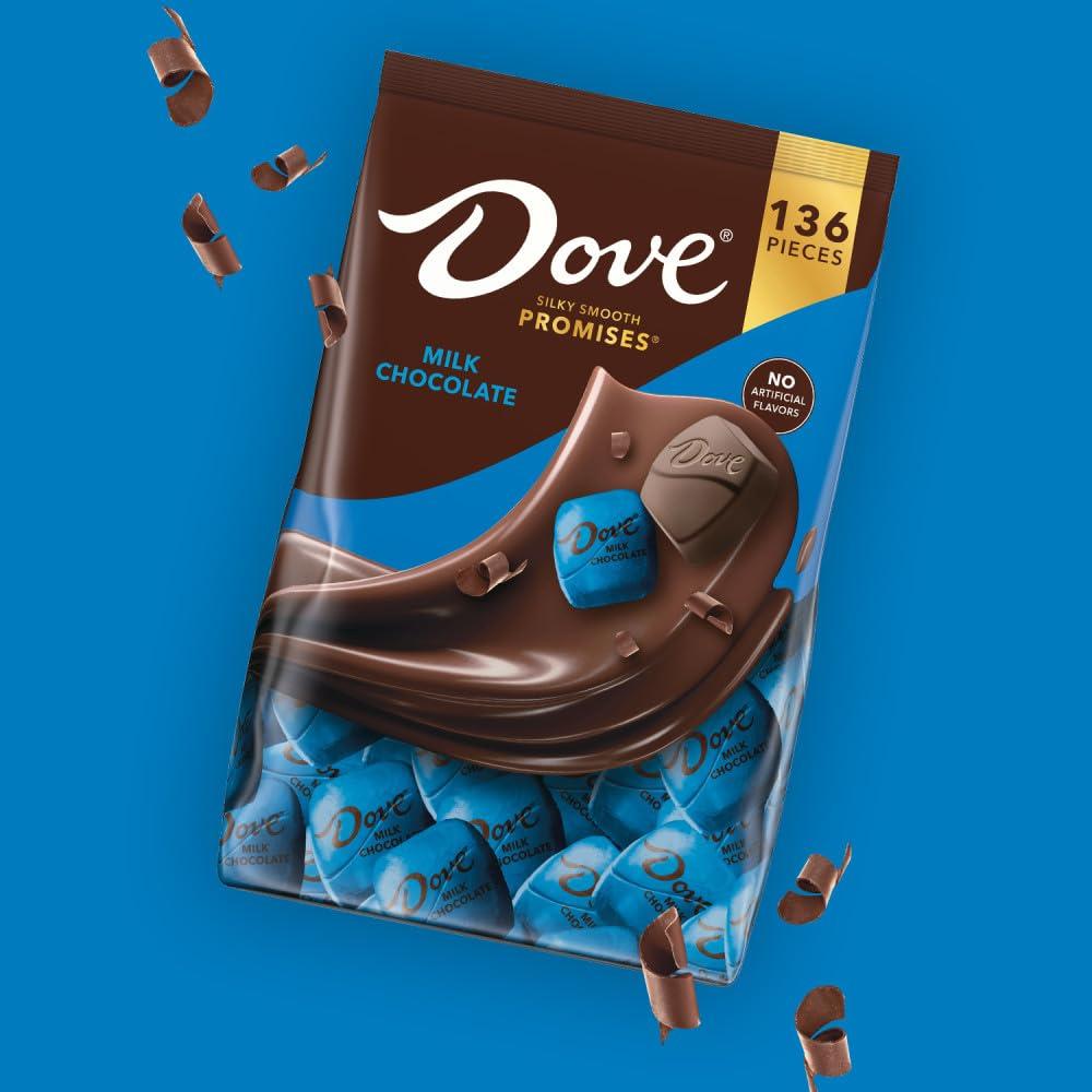 Dove DOVE PROMISES Milk Chocolate Candy, 136 Ct Bulk Bag