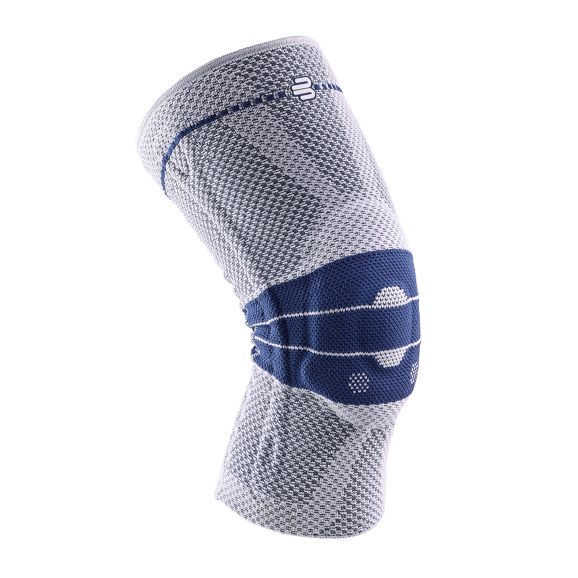 Bauerfeind Bauerfeind GenuTrain Knee Support Brace (New Version) - Targeted Support for Pain Relief & Stabilization for Weak, Swollen & Injured Knees & Arthritis - Size 7C, Comfort - Color Titanium