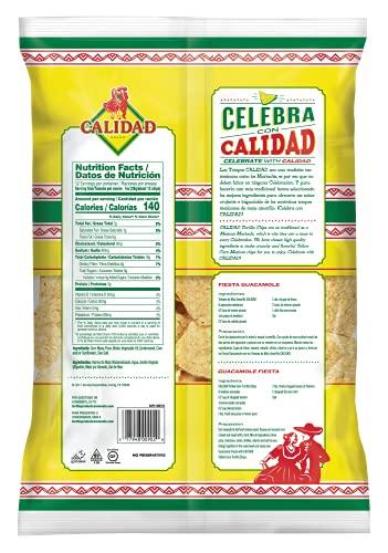 Calidad Calidad Yellow Corn Tortilla Chips Mexican Restaurant Style Chips, 11 Oz