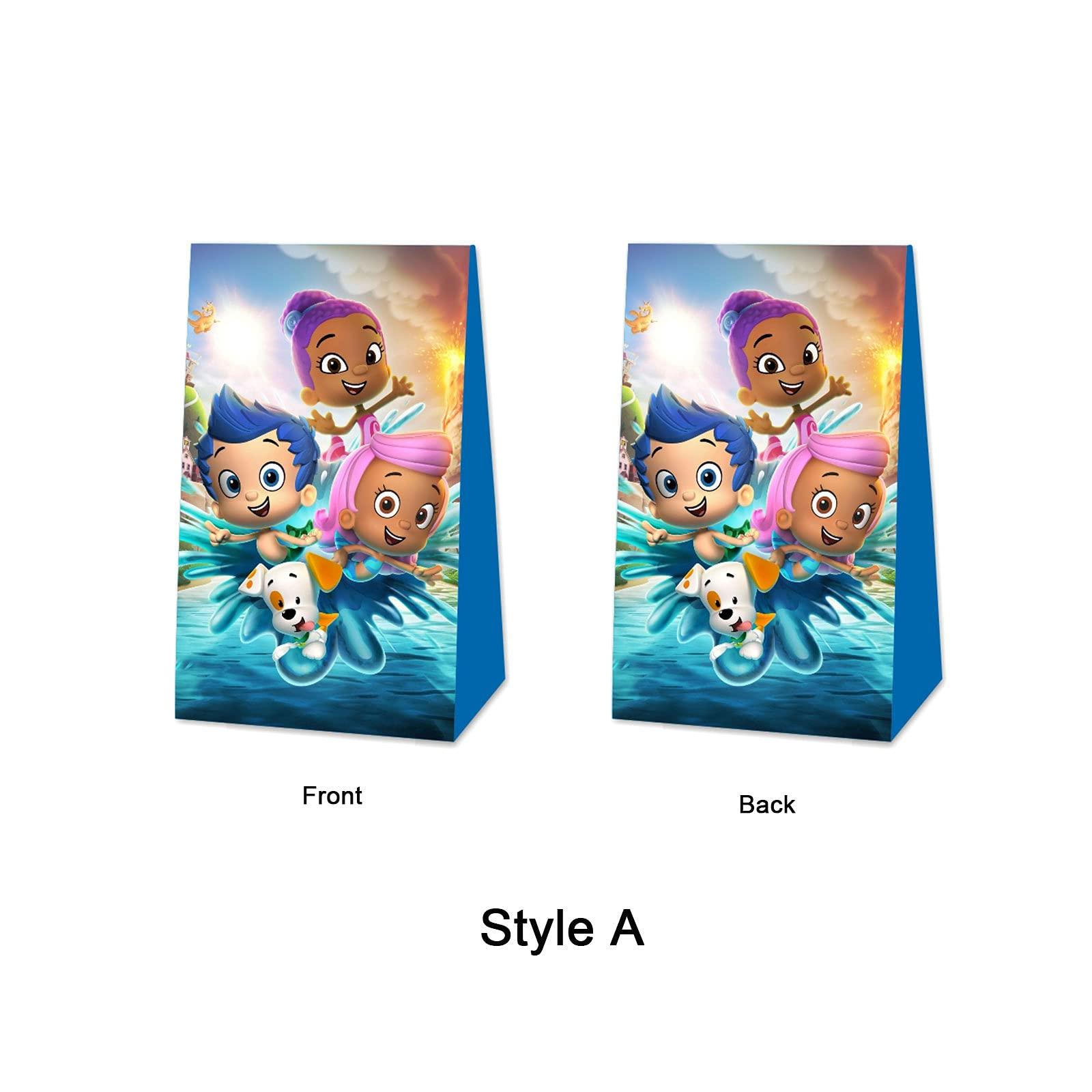 Palegg 12 Pack Bubble Guppies Party Bags Bubble Guppies Birthday Party Supplies Party Favors Bubble Guppies Goodie Bag Candy Bags