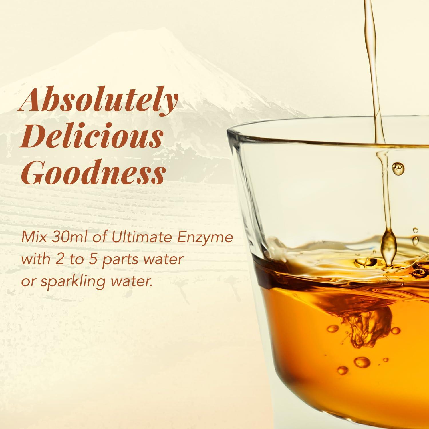 AFC AFC Japan Digestive Ultimate Enzyme Drink -100% Pure 106 Types Vegetables & Fruits Extract, Boost Metabolism, Immunity, Revitalize, Detox, Smooth Bowel, Gas, Bloating & Constipation Relief, 720mlx2