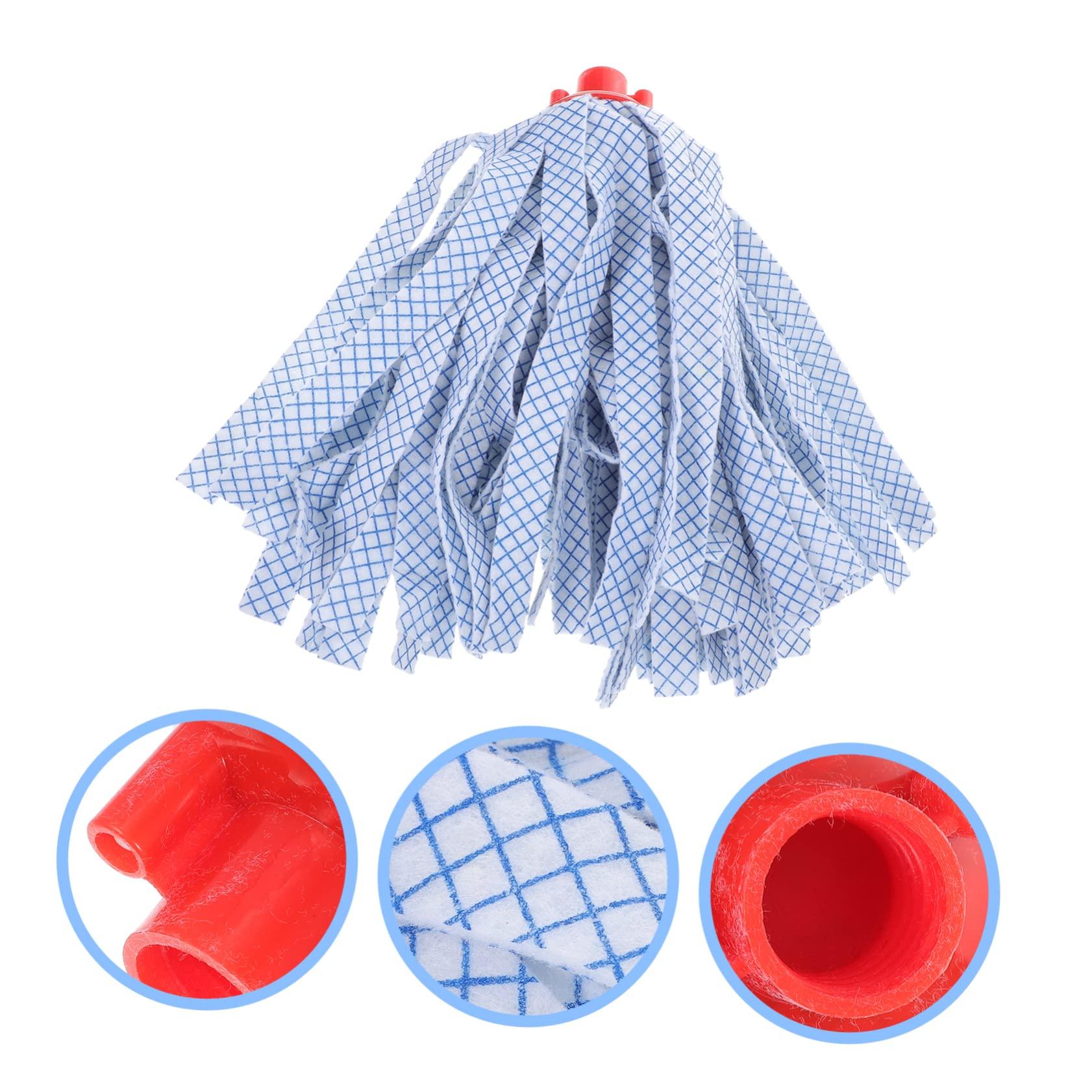 COLLBATH COLLBATH 2pcs Mop Replacement Head Accessories Mop Cleaning Tool Practical Mop Cloth Cleaning Mops Cotton Floor Cleaning Mop Head Mop Refill Floor Mops Scraper