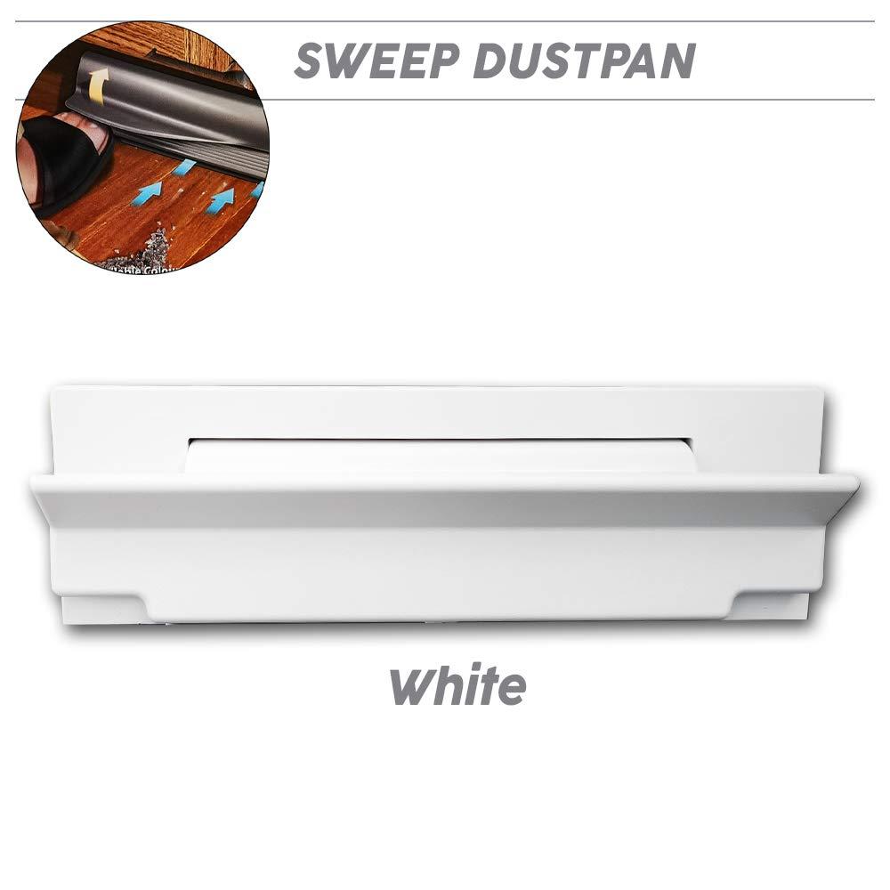 OVO OVO White Universal Central Vacuum Automatic Sweep Dustpan Finish