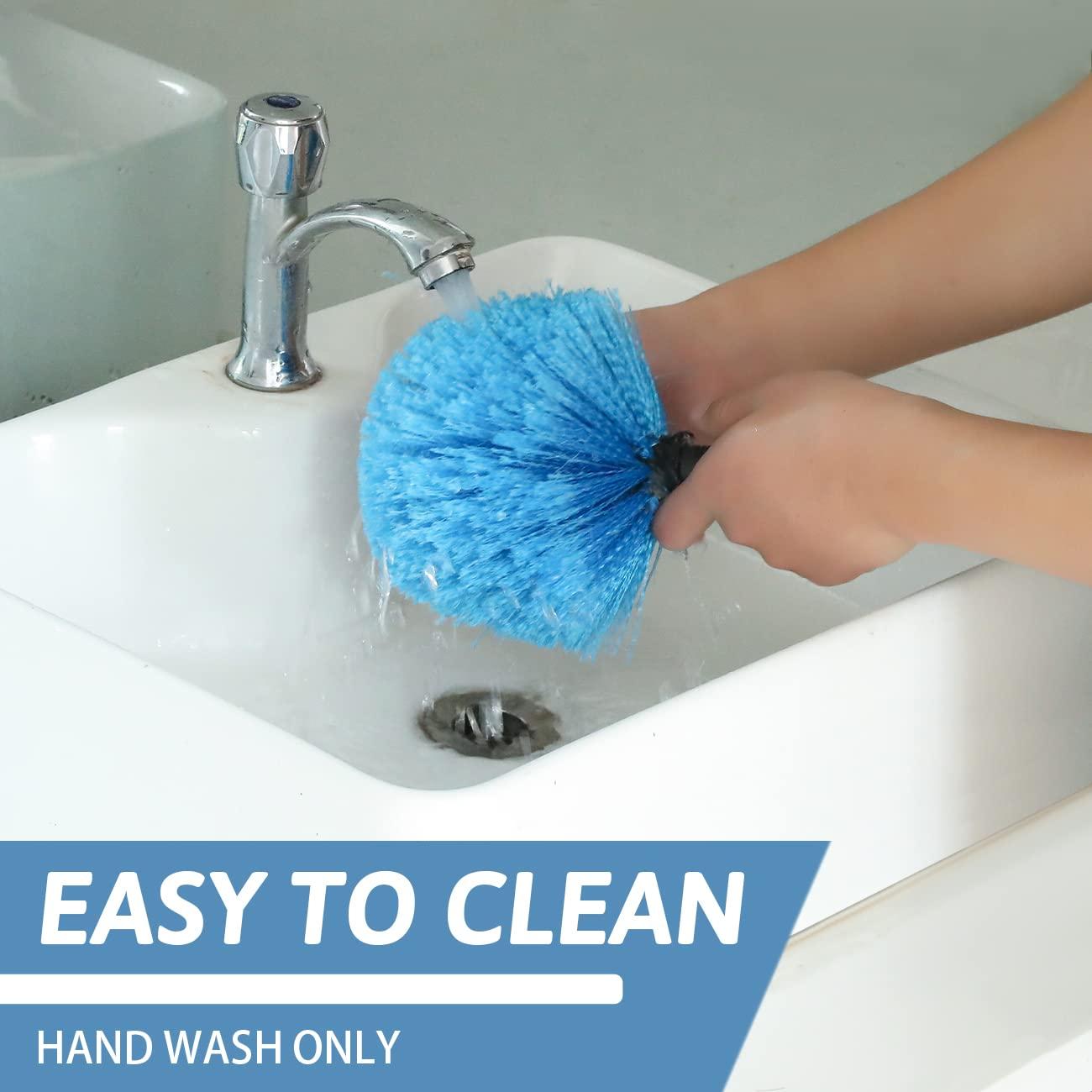 MAYKI 20 Foot Cobweb Duster with Extension Pole 2 PCS, Webster Cobweb Duster for High Ceilings/Corners, Spider Web Brush with Pole for Outdoor & Indoor Web Cleaning, Outdoor Cobweb Brush Kit by MAYKI