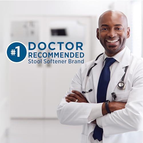 Colace Colace Clear Stool Softener Soft Gel Capsules Constipation Relief 50mg Docusate Sodium Doctor Recommended 60ct