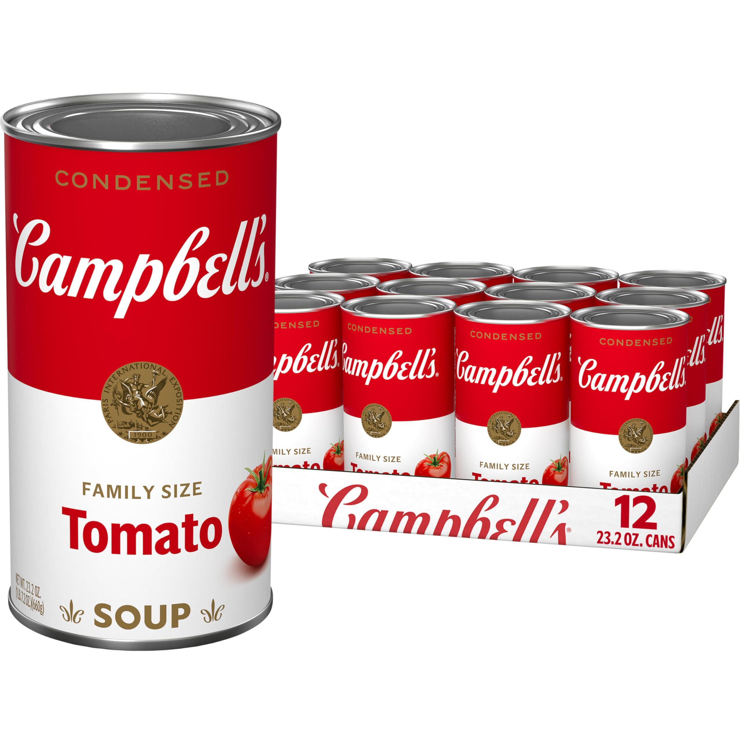 Campbell's Campbell's Condensed Tomato Soup, 23.2 Ounce Can (Pack of 12)