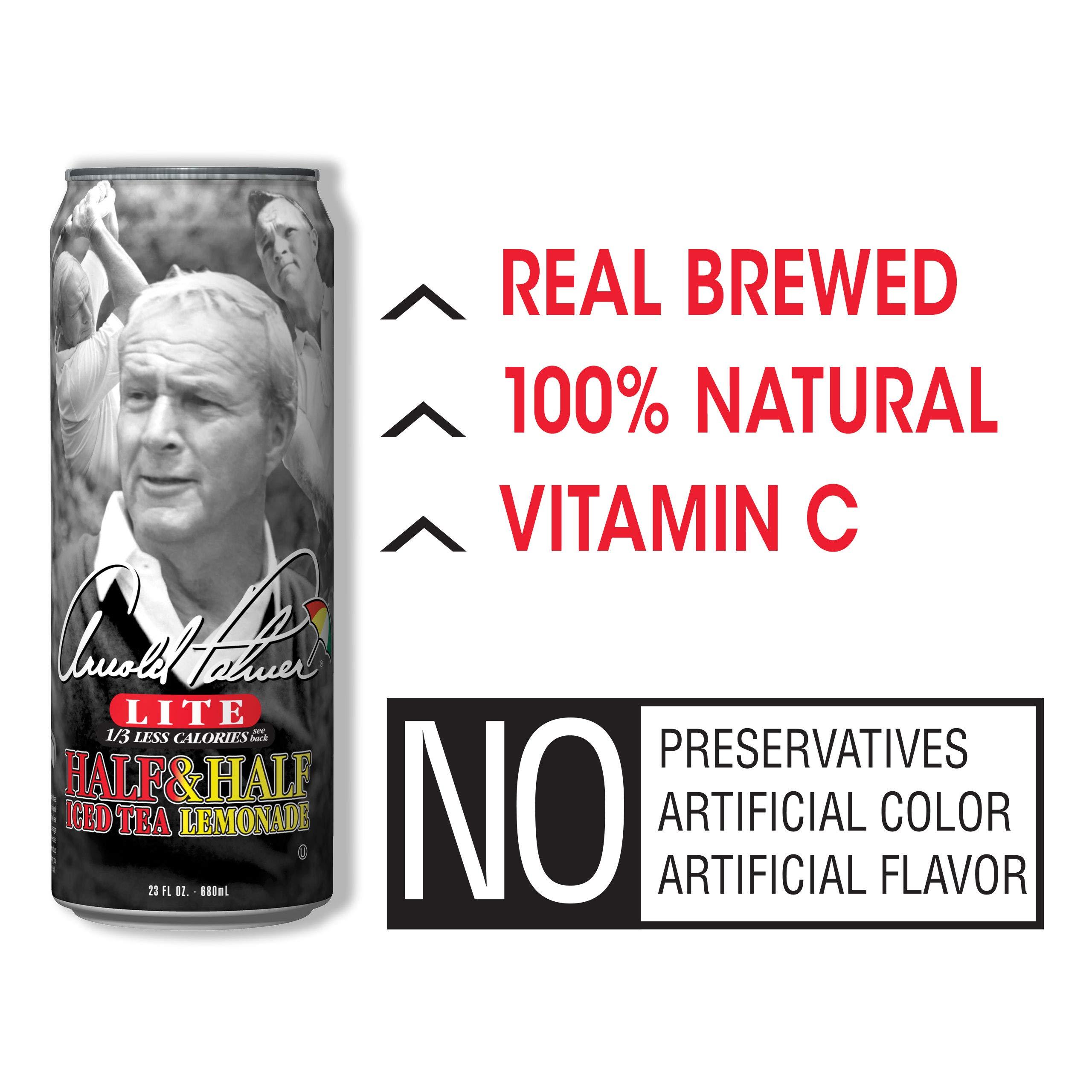 Arizona AriZona Arnold Palmer Half and Half - Big Can, 22 Fl Oz (Pack of 12)