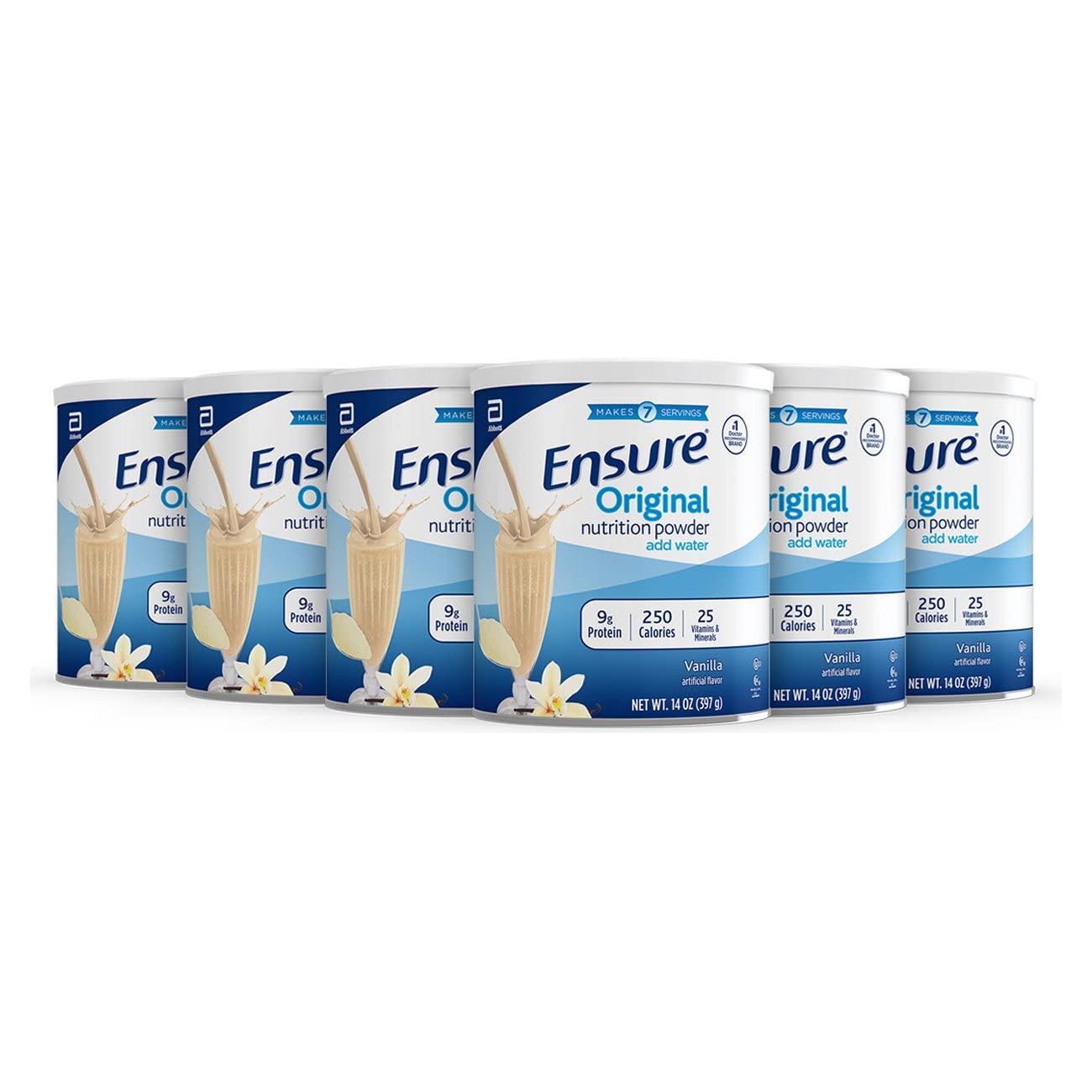 Ensure Ensure Powder Complete Powder Balanced Nutrition Vanilla 14 Ounces (Value Pack of 6)