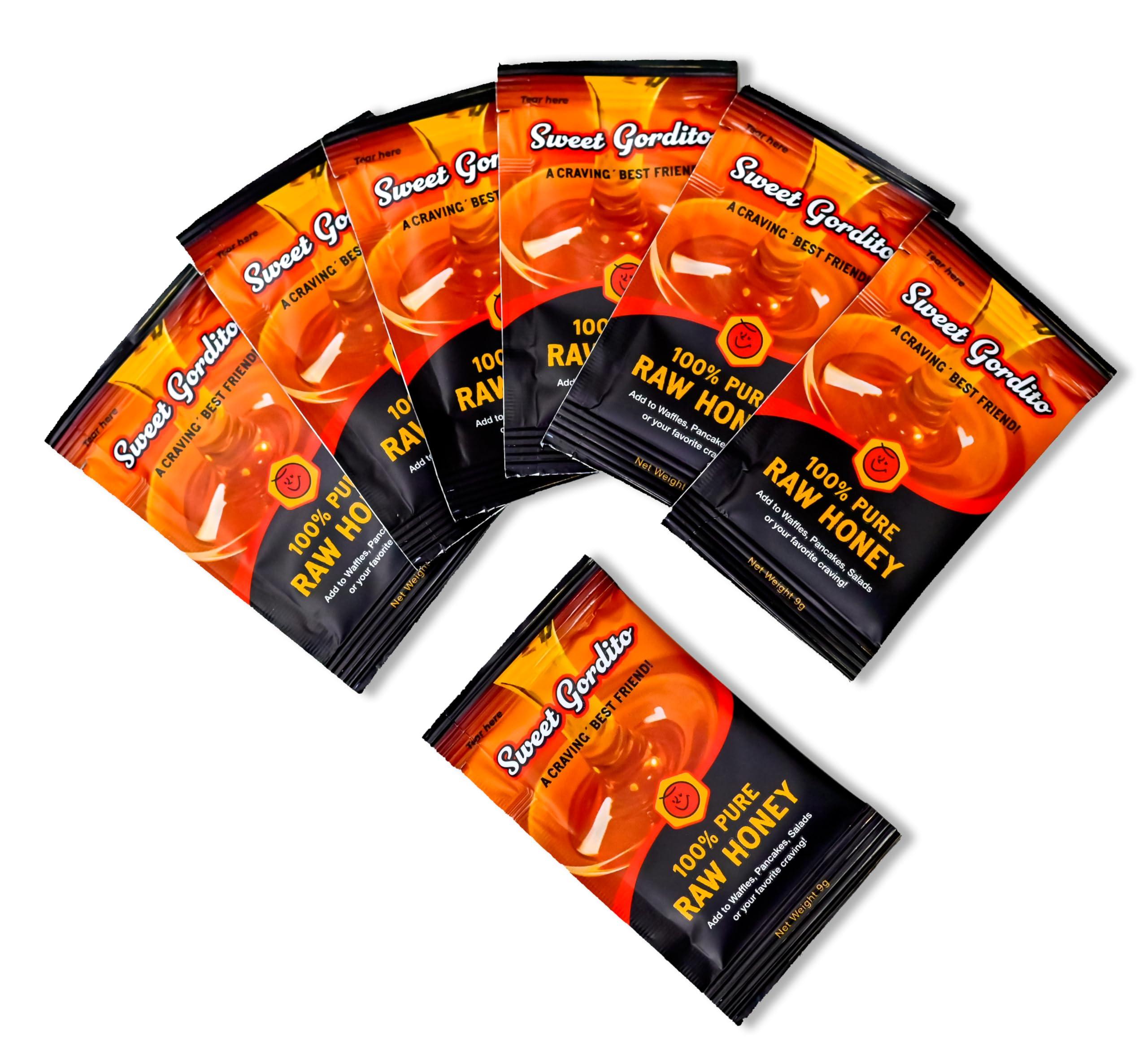 Sweet Gordito Raw Honey Sachets Ziplog (15 pack) - Ideal for coffee! Each Ziplog contains 15 sachets of 9g of delicious raw honey, perfect for on-the-go. Small size and portability make it easy to enjoy the sweet taste without refrigeration. Perfect for sweetening
