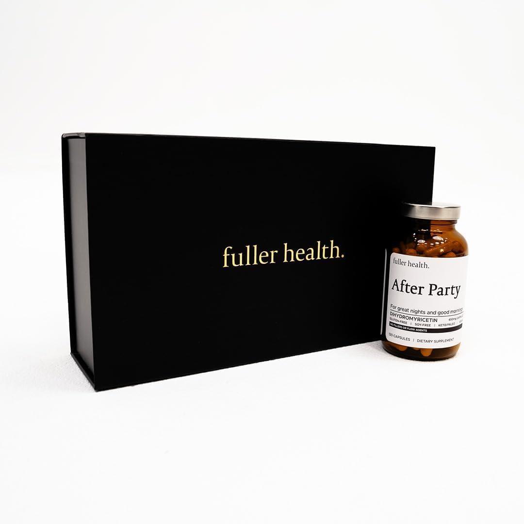 Fuller Health Fuller Health After Party, Dihydromyricetin Supplement | Supports Liver, Metabolism, Energy Levels, Post-Celebration Relief | Feel Refreshed, 650mg Per Pill | 1 Bottle, 24 Servings