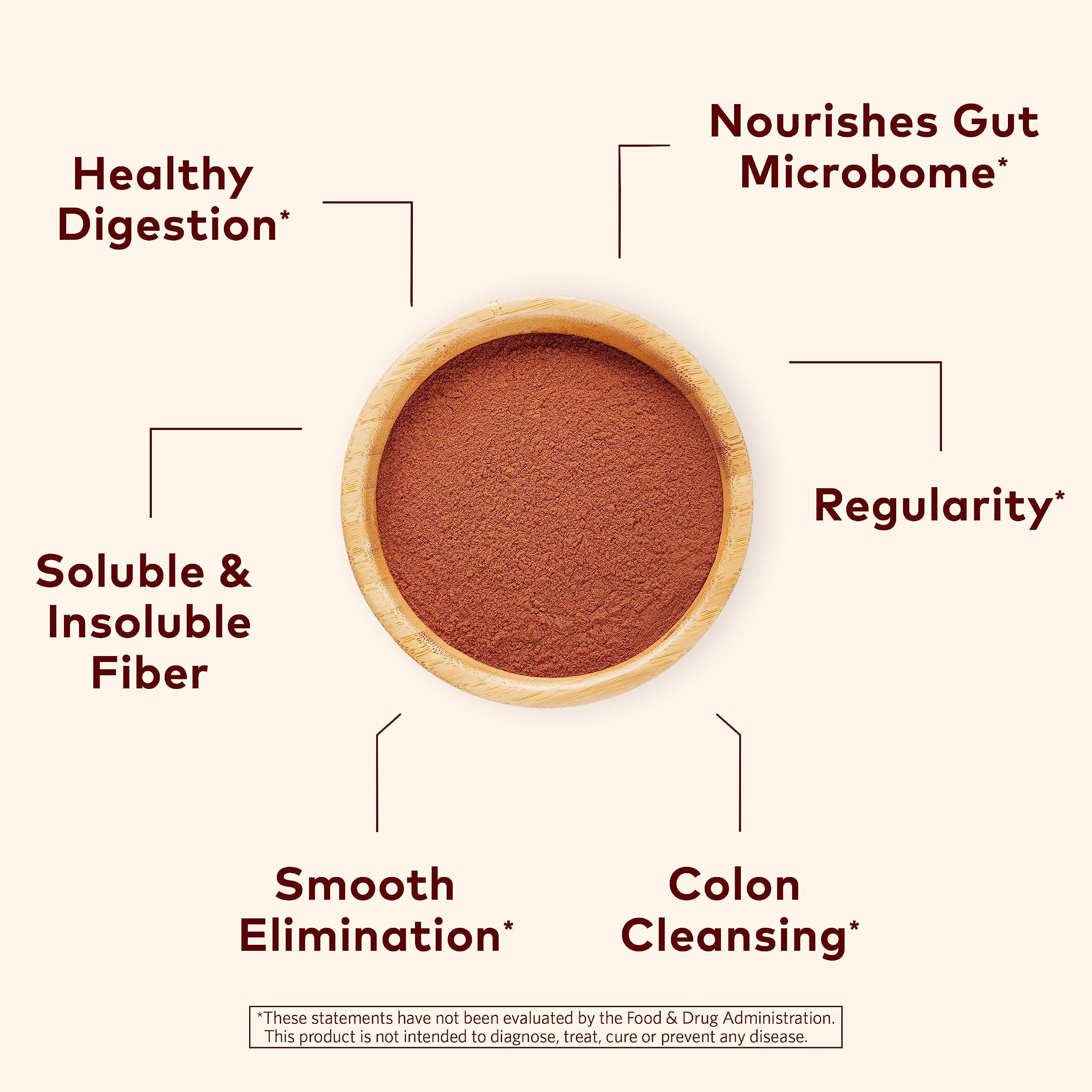 ORGANIC INDIA ORGANIC INDIA Psyllium Husk Powder - Pre & Probiotic Fiber Supplement, Organic Psyllium Husk Fiber Supplement with Whole Psyllium Husk, USDA Certified Organic, Vegan, Gluten Free - Cinnamon, 10 Oz