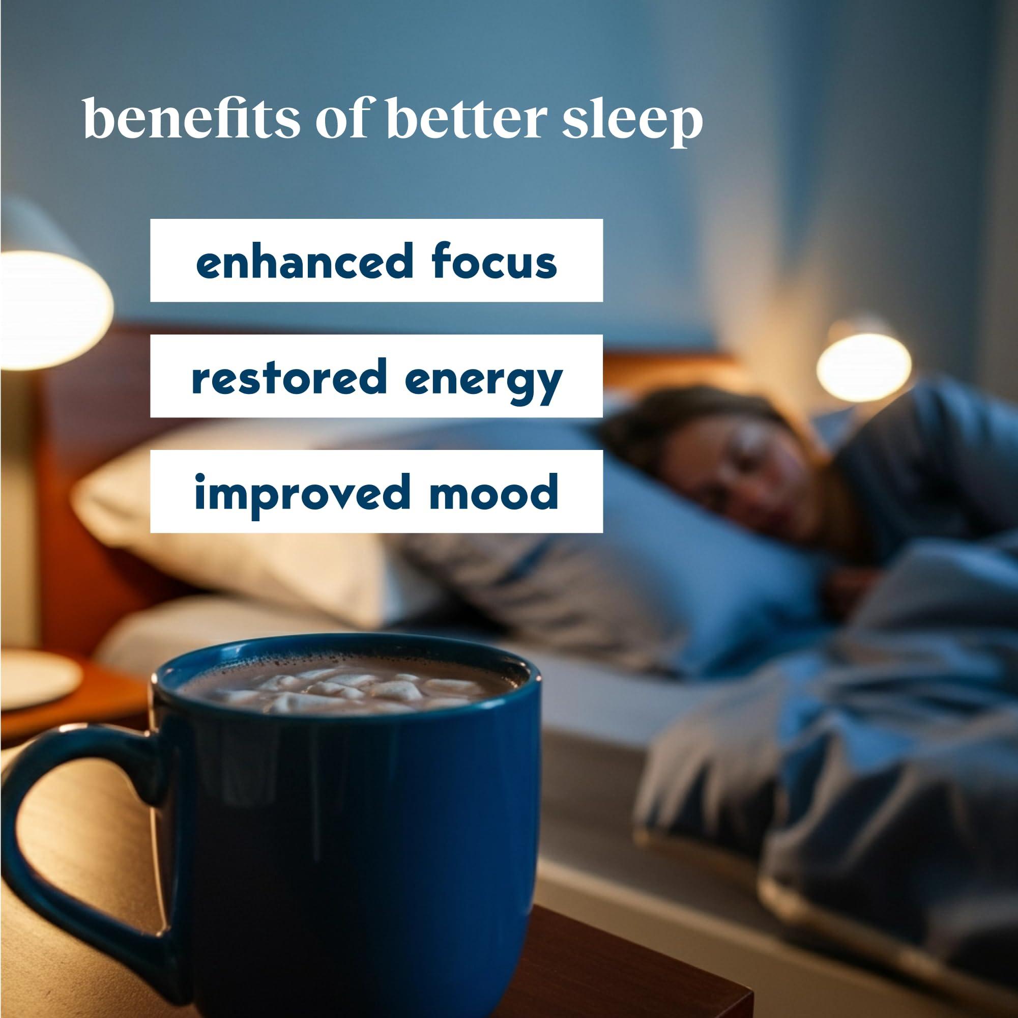 Drink Your Meditation Moment Sleep Powder (SHARK TANK) | Hot Chocolate | Melatonin Alternative | 0 Sugar | Low Calorie | Mushroom Drink | Adaptogens, Reishi, GABA, Magnesium, Chamomile | Keto | Dairy Free | 15 Servings