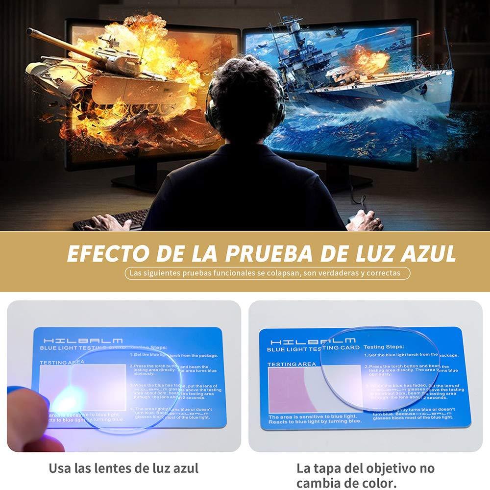 Hilbalm Hilbalm (3 Pack Blue Light Blocking Glasses Women and Man Computer Eyeglasses Metal Frame Glasses (Black, leopard, pink)