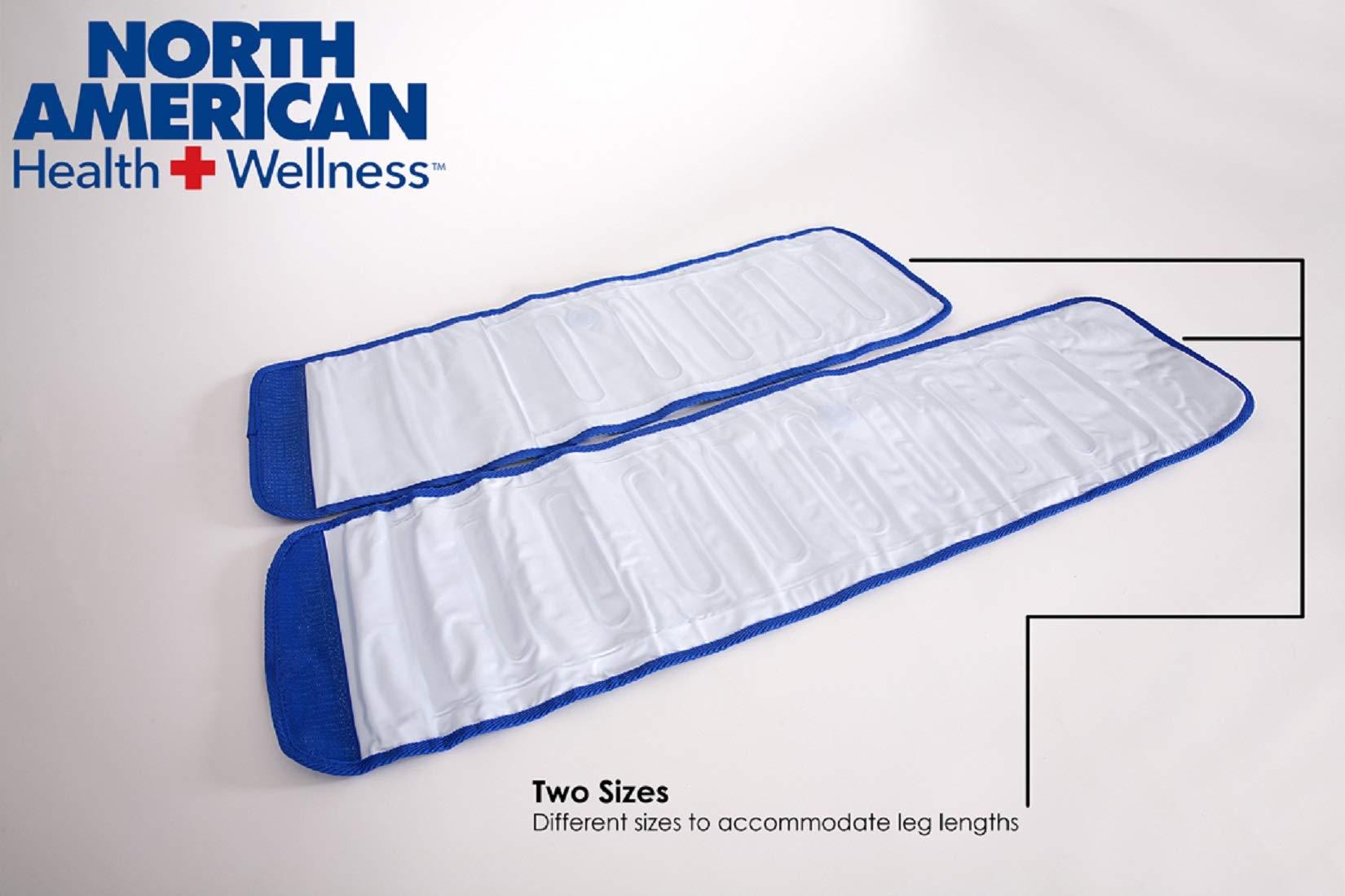 North American Health + Wellness North American Wellness Air Compression Leg Wraps w/ Handheld Control