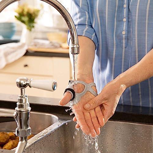 Actimove Actimove Professional, Rhizo Forte Thumb Brace | Thumb Splint for Rheumatoid Arthritis, Ulnar Collateral Ligament Injuries, Soft Tissue Injuries, Ligament Instability, Post-Operative immobilization | Grey, Right, Medium