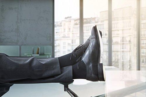 JOBST JOBST forMen Ambition, Knee High w/ SoftFit Technology, 30-40 mmHg, Black, SZ 4/Long