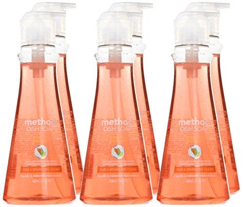 Method Method Dish Soap, Clementine, 18 Fl Oz (Pack of 6)