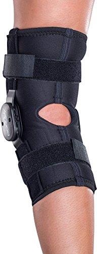 DonJoy DonJoy Deluxe Hinged Knee Brace, Drytex Wrap Around, Open Popliteal, 3X-Large