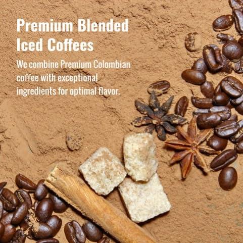 MOCAF NEW MOCAFE Salted Caramel Frappe Mix, Premium Colombian Coffee Base, Create Crave-Worthy Specialty Drinks, 3 lbs. bag