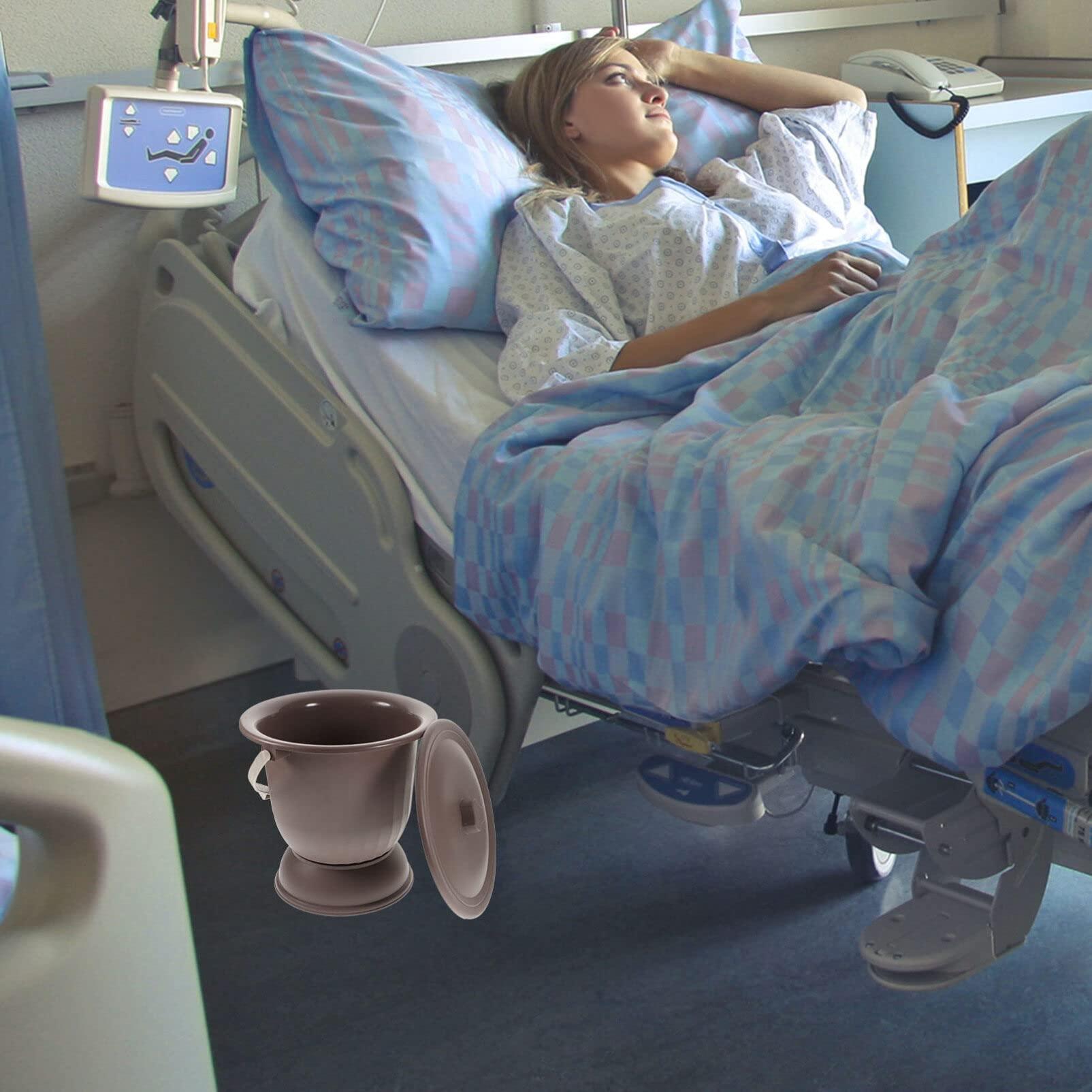 Ipetboom Ipetboom Spittoon Bedroom Urinal Elderly Pee Pot Chamber Pot Portable Toilet for Adults Urinal Toilet Urinal Pregnancy Woman Plastic Camping Supplies