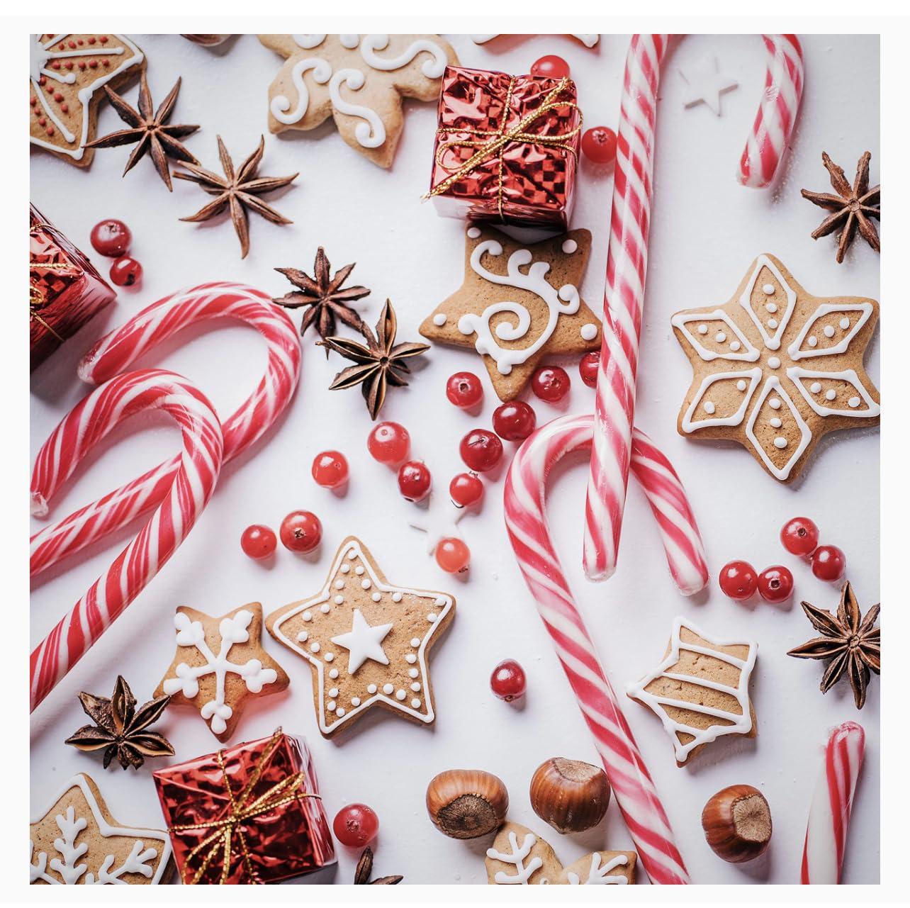 KANDYRIFIK CANDY CANES (432 COUNT) - 36 PACK, Peppermint Candy Canes, Individually Wrapped Bulk Candy Canes, Christmas Candy, Stocking Stuffers for Kids, Holiday Classic, Creative Booklet Idea and SameDay Shippers Souvenir Included