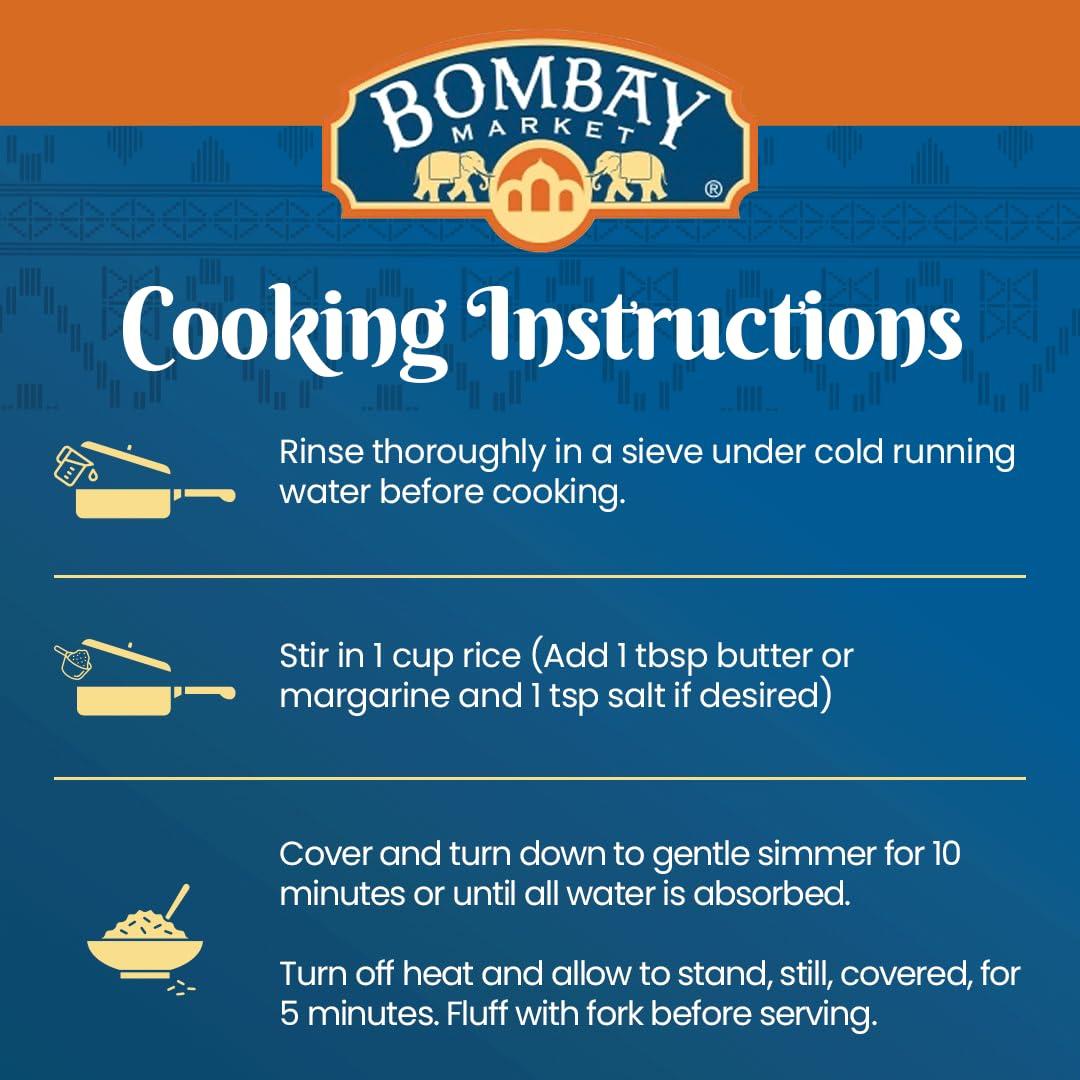 Pride Of India Pride Of India - Extra Long Indian Golden Basmati Rice - Healthy Parboiled Sella Grain, 1.5 Pound Jar