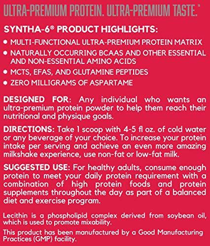 BSN BSN SYNTHA-6 Whey Protein Powder, Micellar Casein, Milk Protein Isolate, Banana, 28 Servings (Packaging May Vary), 2.91 Pound (Pack of 1)