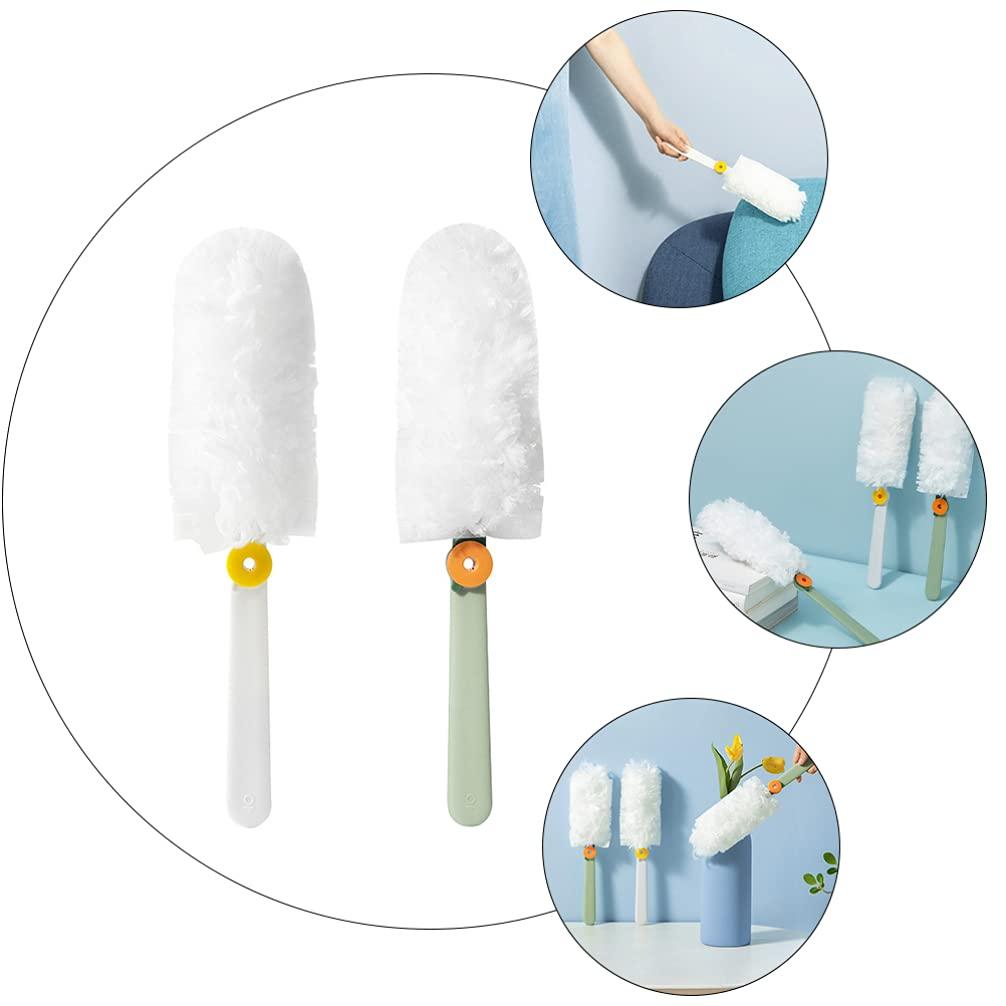 Veemoon Veemoon 1 Set Duster Table Brush Cleaning Dusting Brush Sofa Brush Cleaner Hand Dusting Tool Home Furniture Household Cleaning Tools Carbonate Manual to Rotate Bookshelf