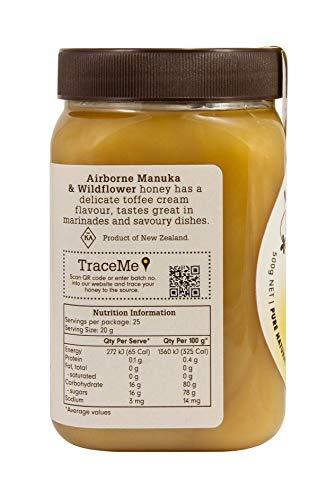 Airborne Honey Airborne (New Zealand) Manuka with Wildflower Blend Honey 500g / 17.85oz