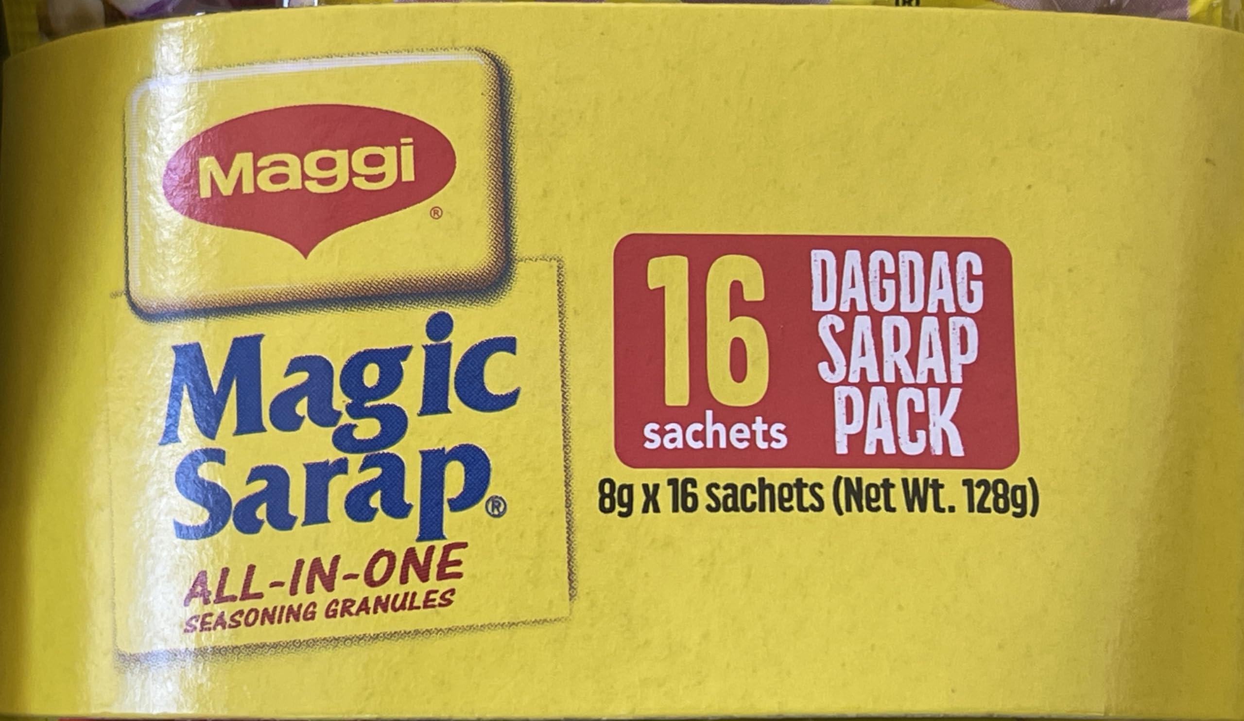 Pinoy MAGIC SARAP Original Authentic Philippine Food Seasoning 3 bundles (48 sachets X 8 grams)