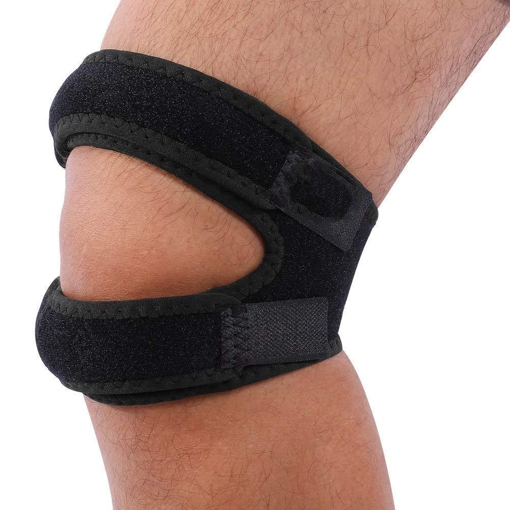 Yosoo Yosoo Patella Tendon Support Knee Strap, Adjustable Neoprene Infrapatellar Strap Band Brace for Knee Support Fits Running Basketball Outdoor Sports (L 15''-22'' Under Patella)