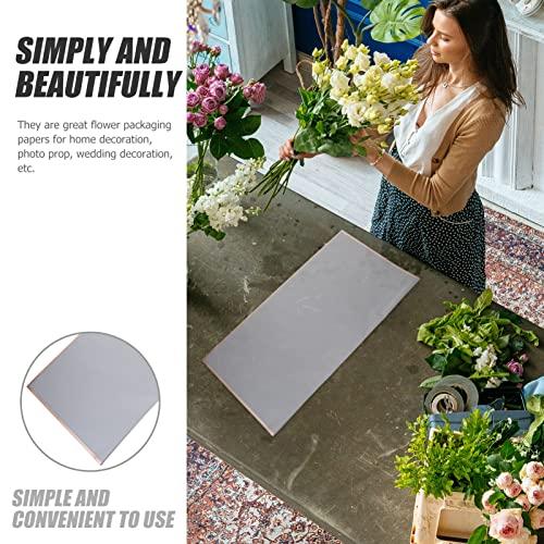 Operitacx Operitacx 20 Sheets flower bouquet wrapping paper wrapping paper floral paper Rose flower material translucent flower wrapping Material bouquet supplies sheet craft paper